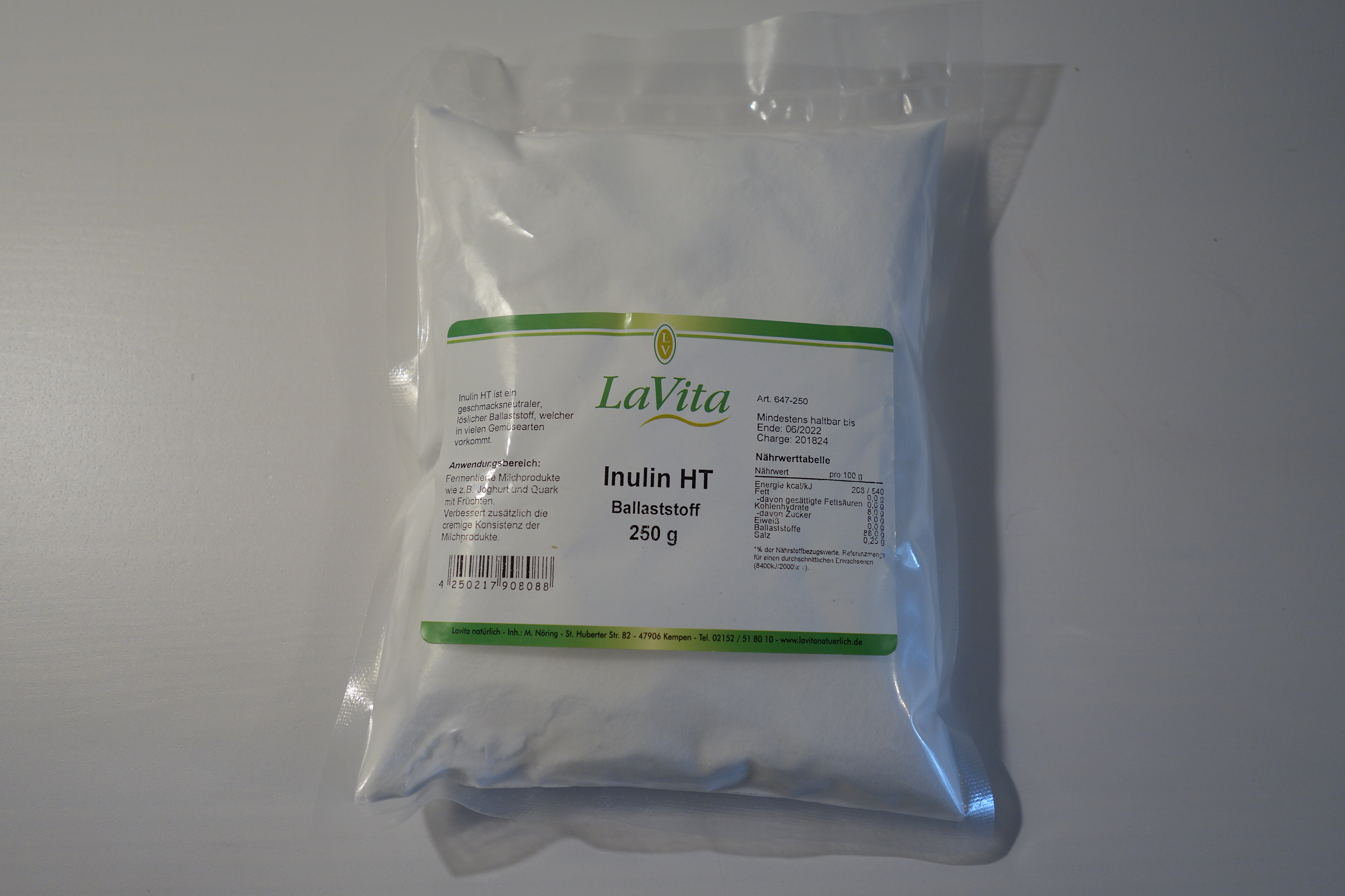 LaVita Inulin HT Ballaststoff 100g I 250g I 500g I 1000g