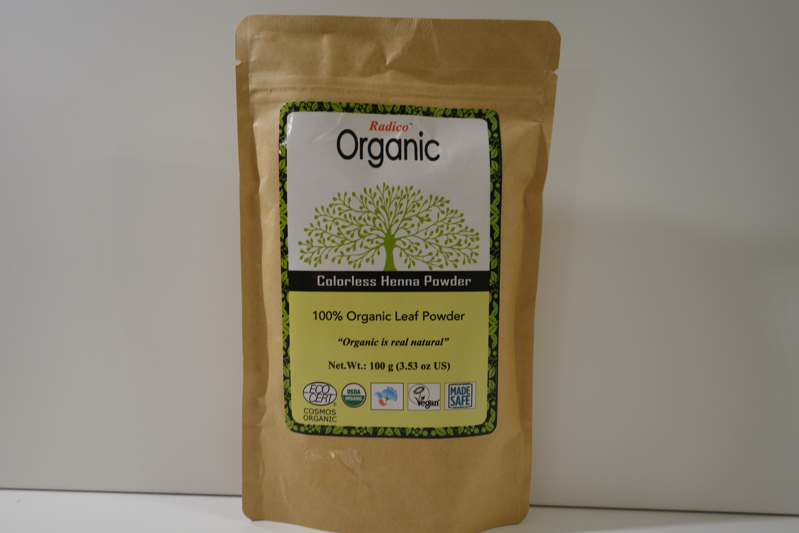 Radico Kräuterpackung farbloses Henna Powder 100g