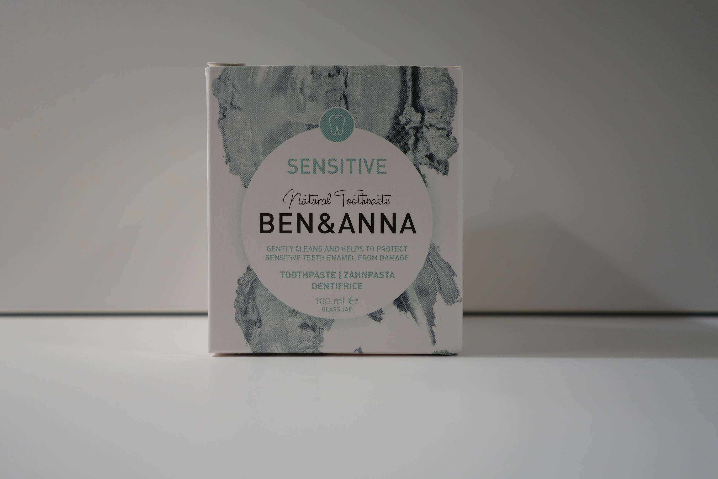 Zahnpasta im Glas Sensitiv mit Sanddorn Kamille & Aloe Vera