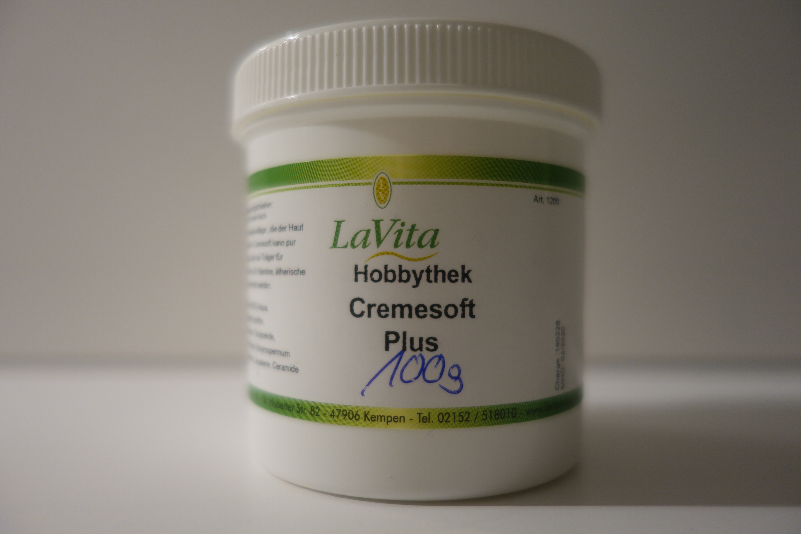 LaVita Hobbythek Cremesoft Plus 100g