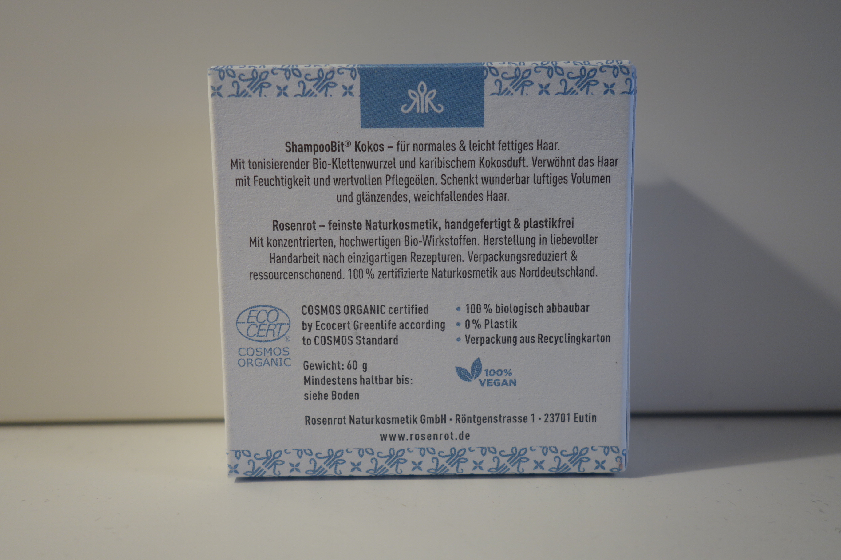 Rosenrot ShampooBit KOKOS 60g