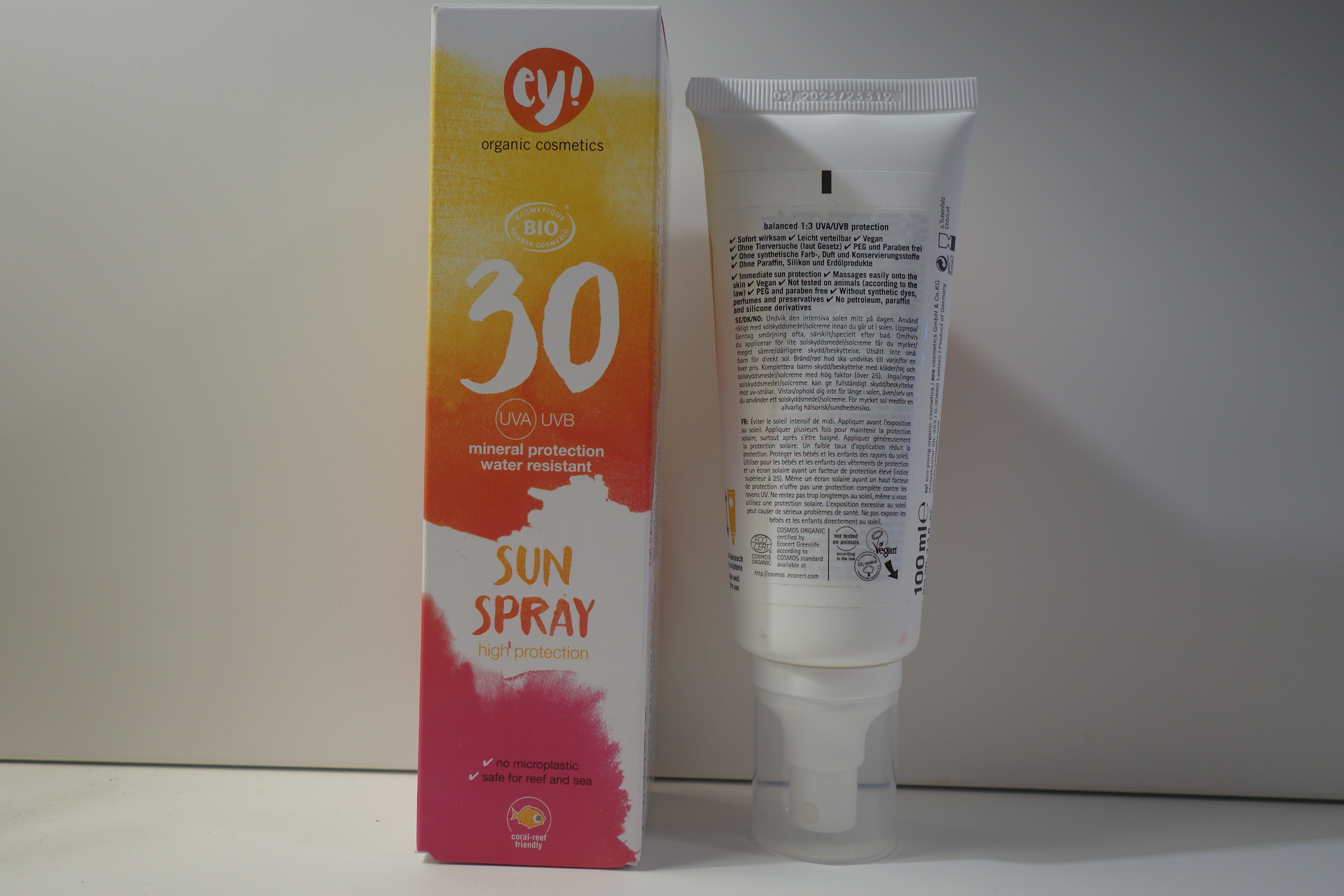 Sonnenspray - ey! organic cosmetics Sunspray 100ml SPF 20 I 30 I 50 I 50+