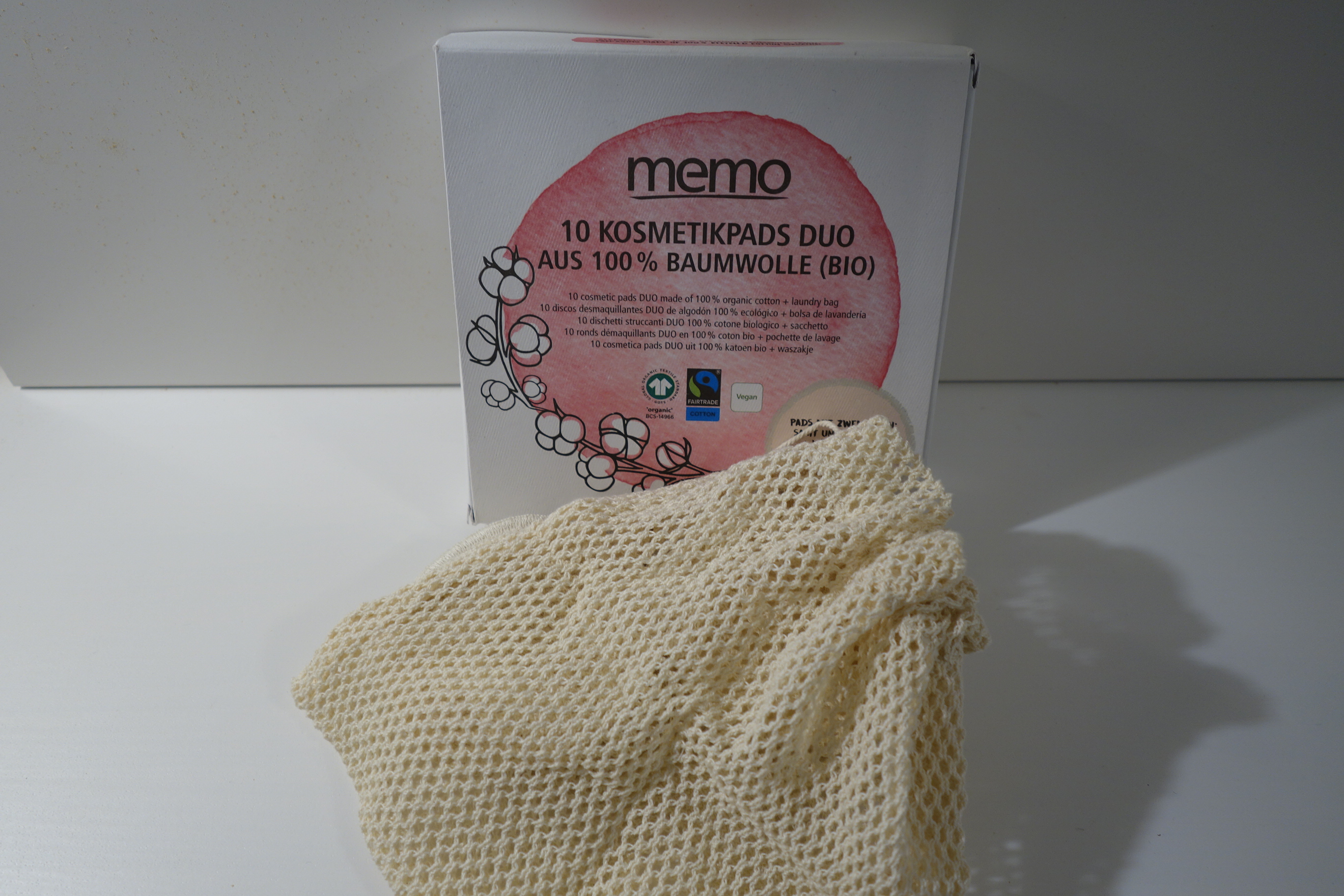 10 runde Kosmetikspads Duo 100% Bio