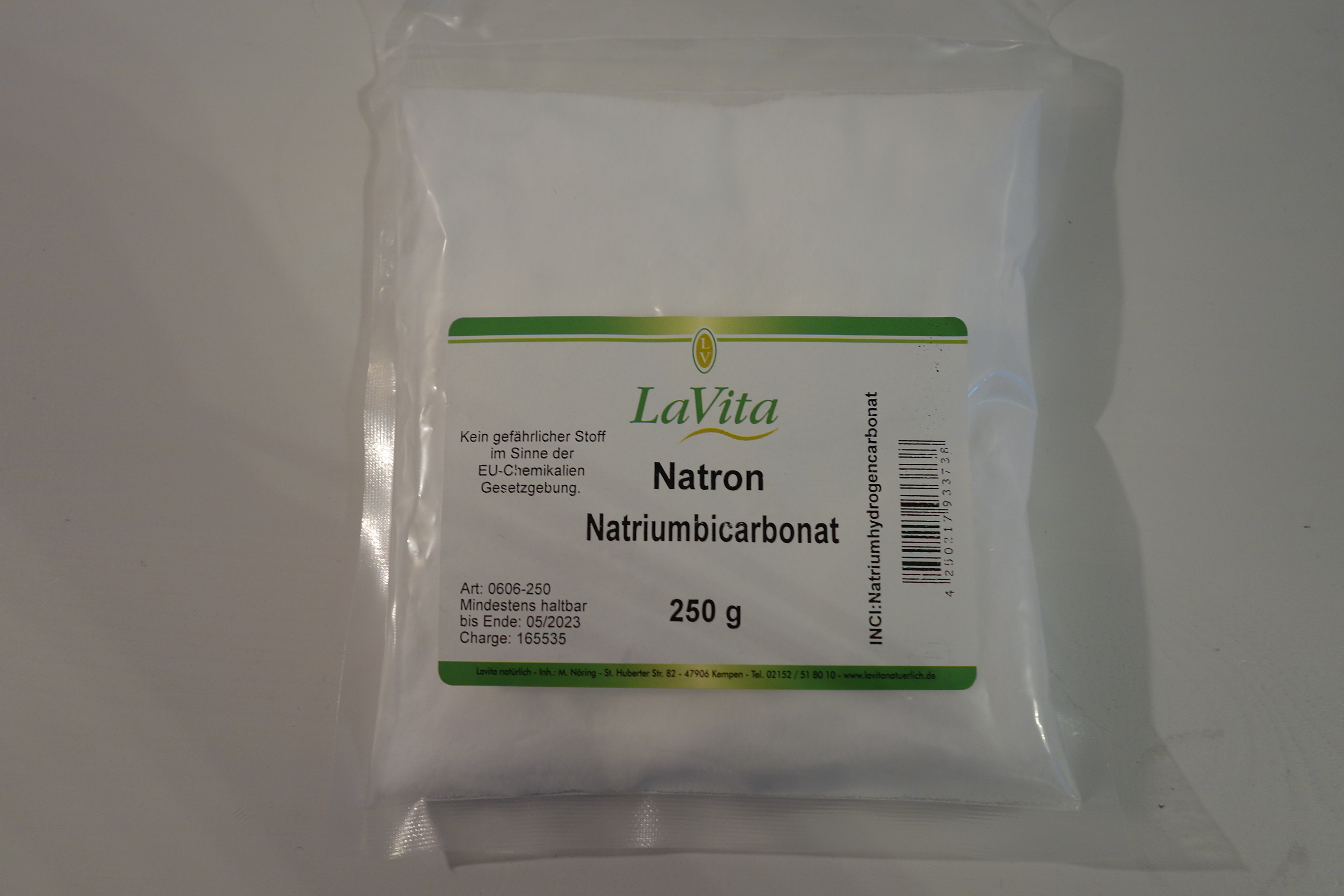 Natron Natriumbicarbonat LaVita 250g