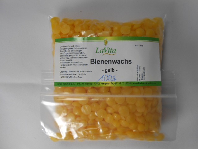 LaVita Bienenwachs gelb