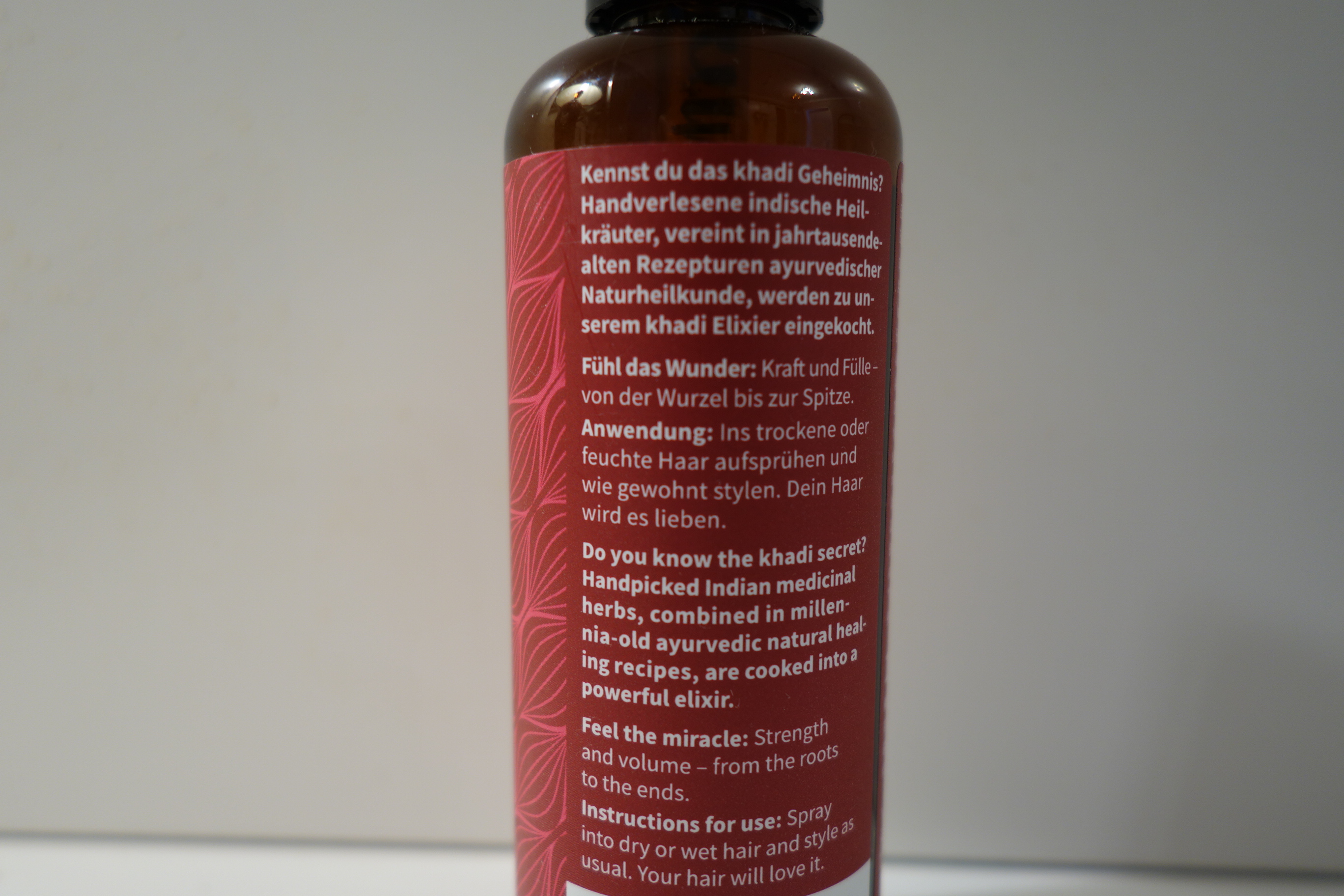 khadi  Ayurvedisches WONDER HAIR TONIC 100ml