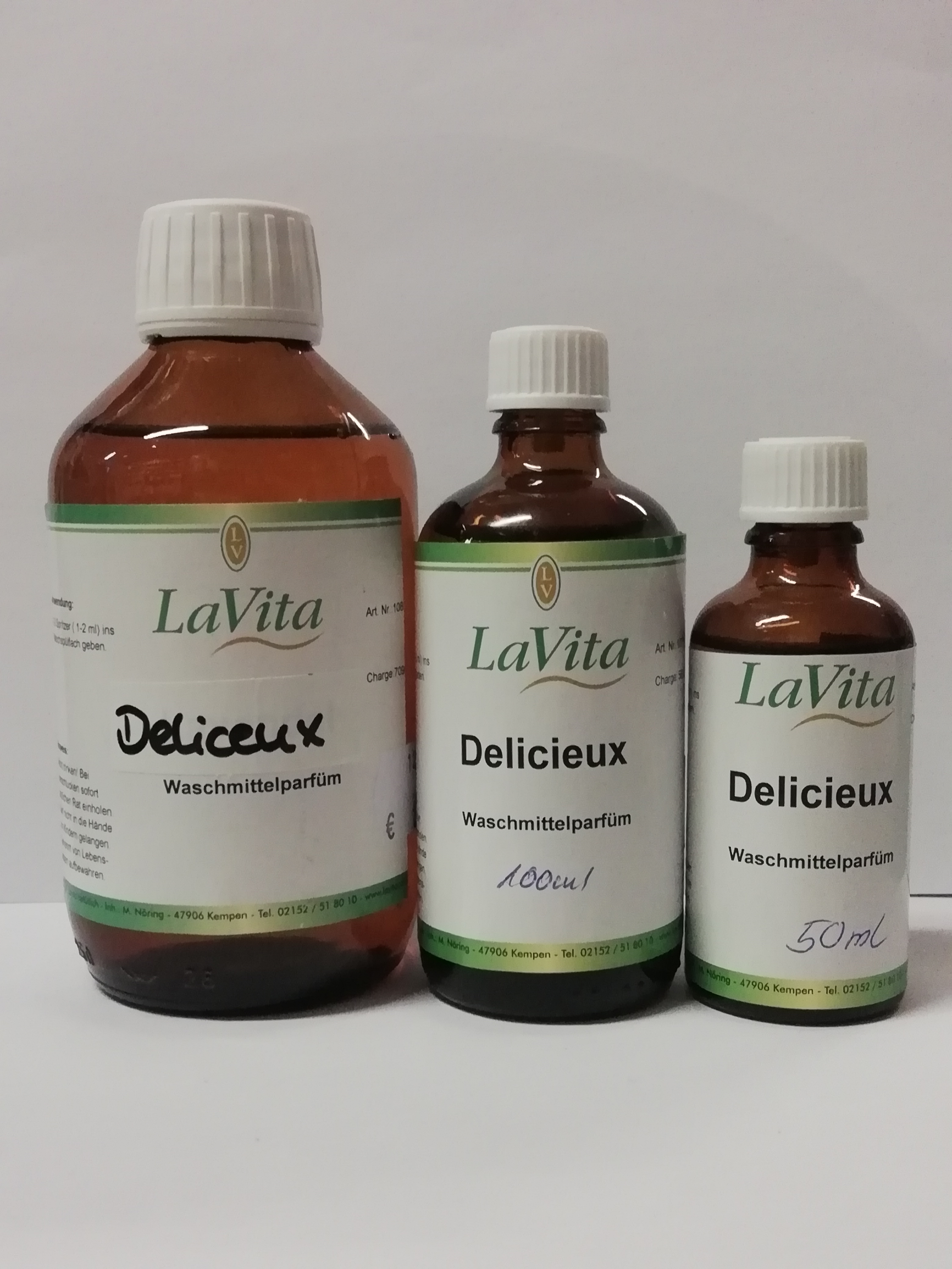 Wäscheduft / Waschmittelparfüm Delicieux  50ml I 100ml I 250ml I 500ml I 1L