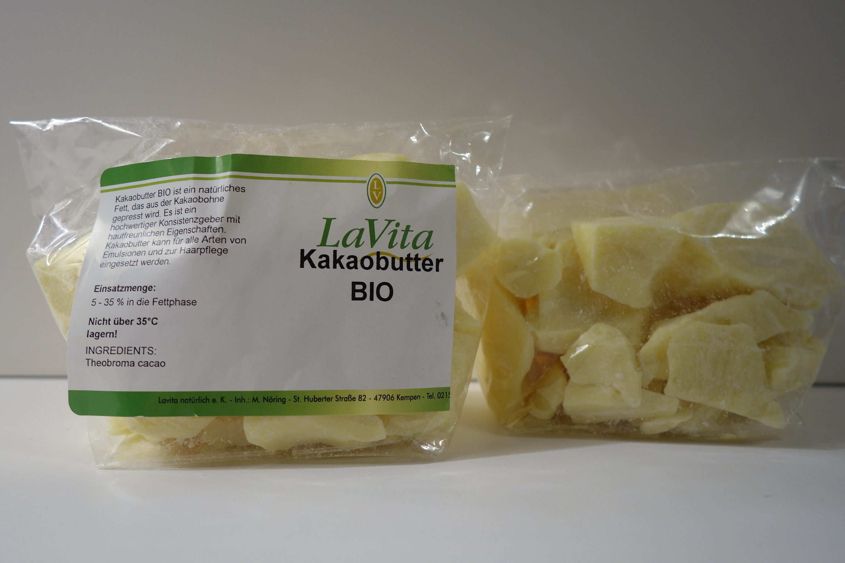 LaVita Kakaobutter BIO 50g / 100g