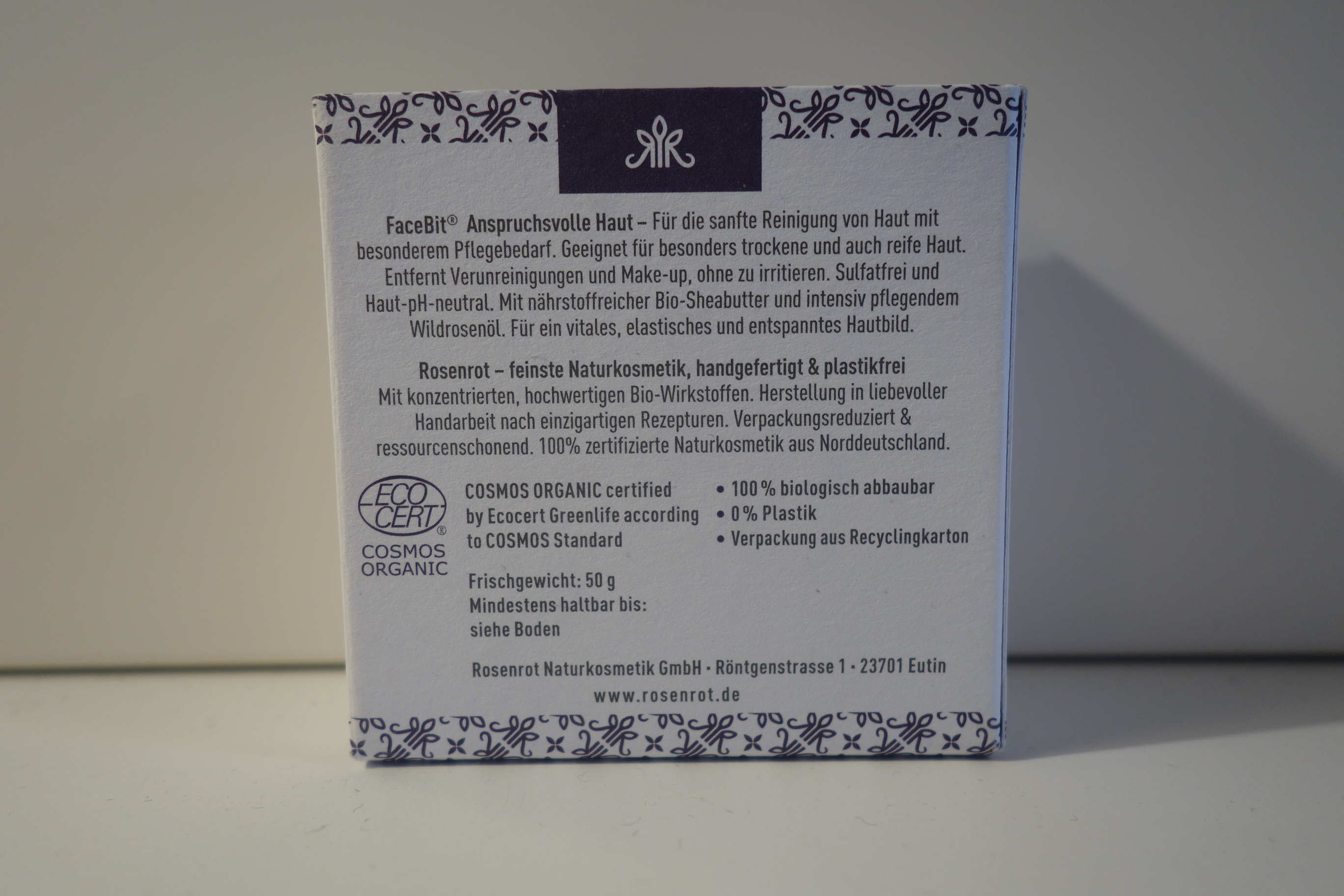 Rosenrot FaceBit anspruchsvolle Haut 50g