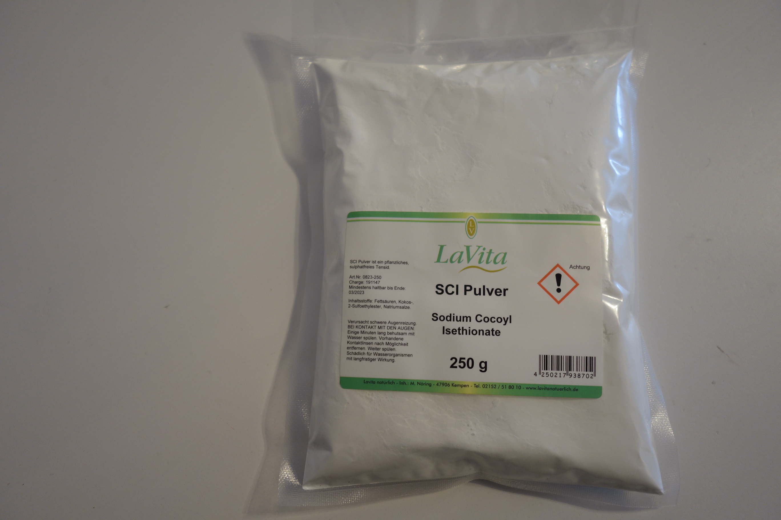 LaVita SCI Pulver Sodium Cocoyl Isethionate  100g I 250g