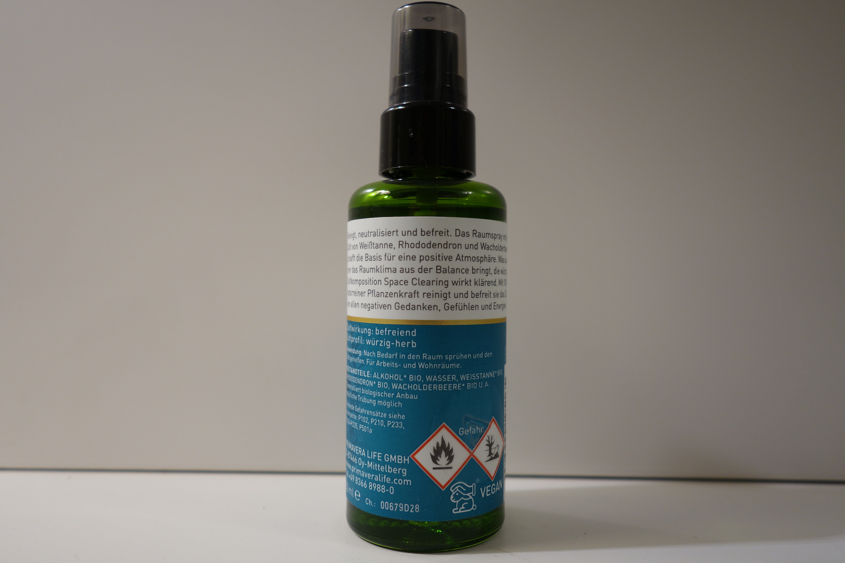 PRIMAVERA Raumspray Space Clearing 50ml