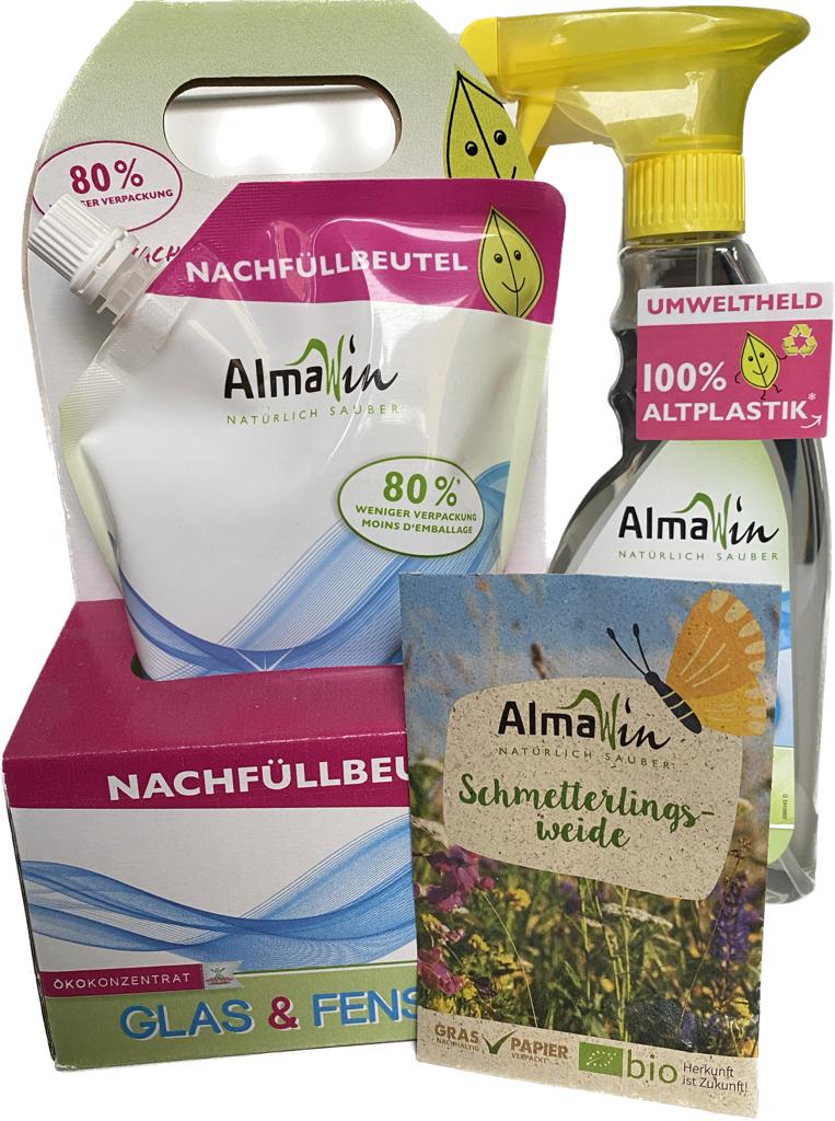 AlmaWin Aktionsset Fenster & Samen Schmetterlingsweide