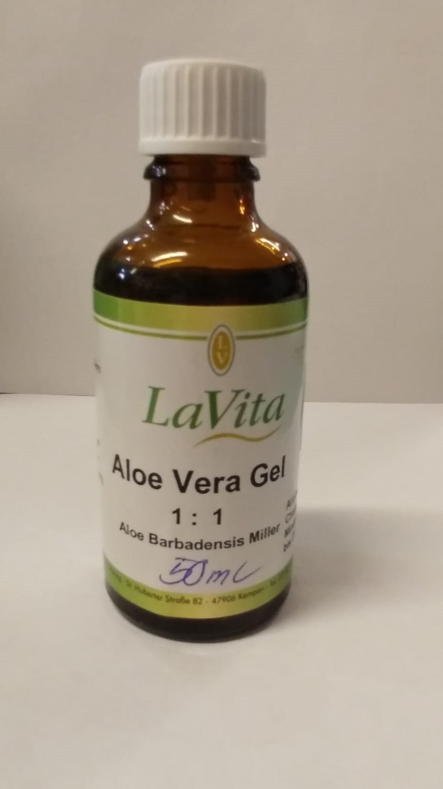 LaVita Aloe Vera Gel 1:1  Barbadensis Miller 50ml I 100ml I 250ml