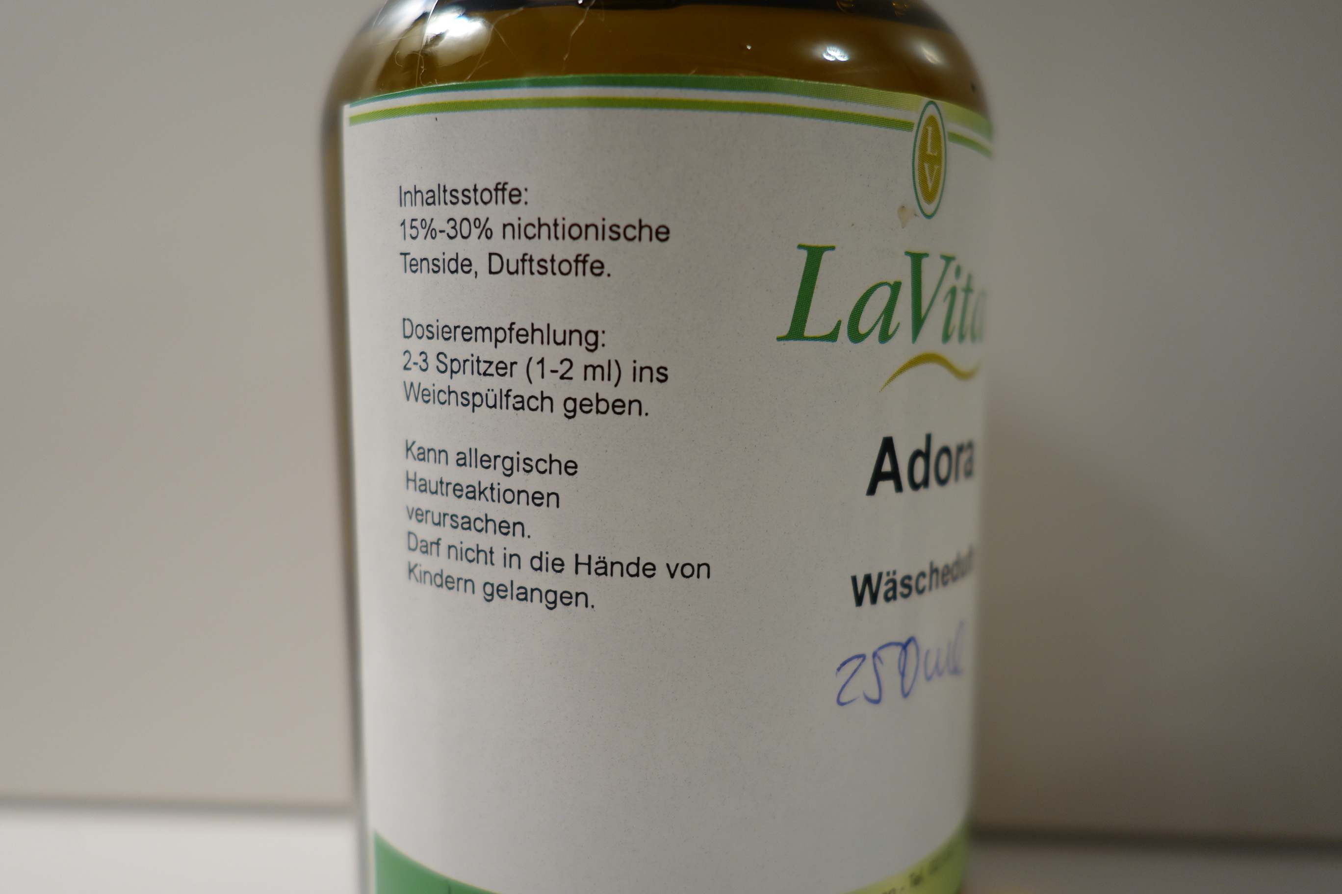 Wäscheduft / Waschmittelparfüm Adora LaVita 50ml I 100ml I 250ml