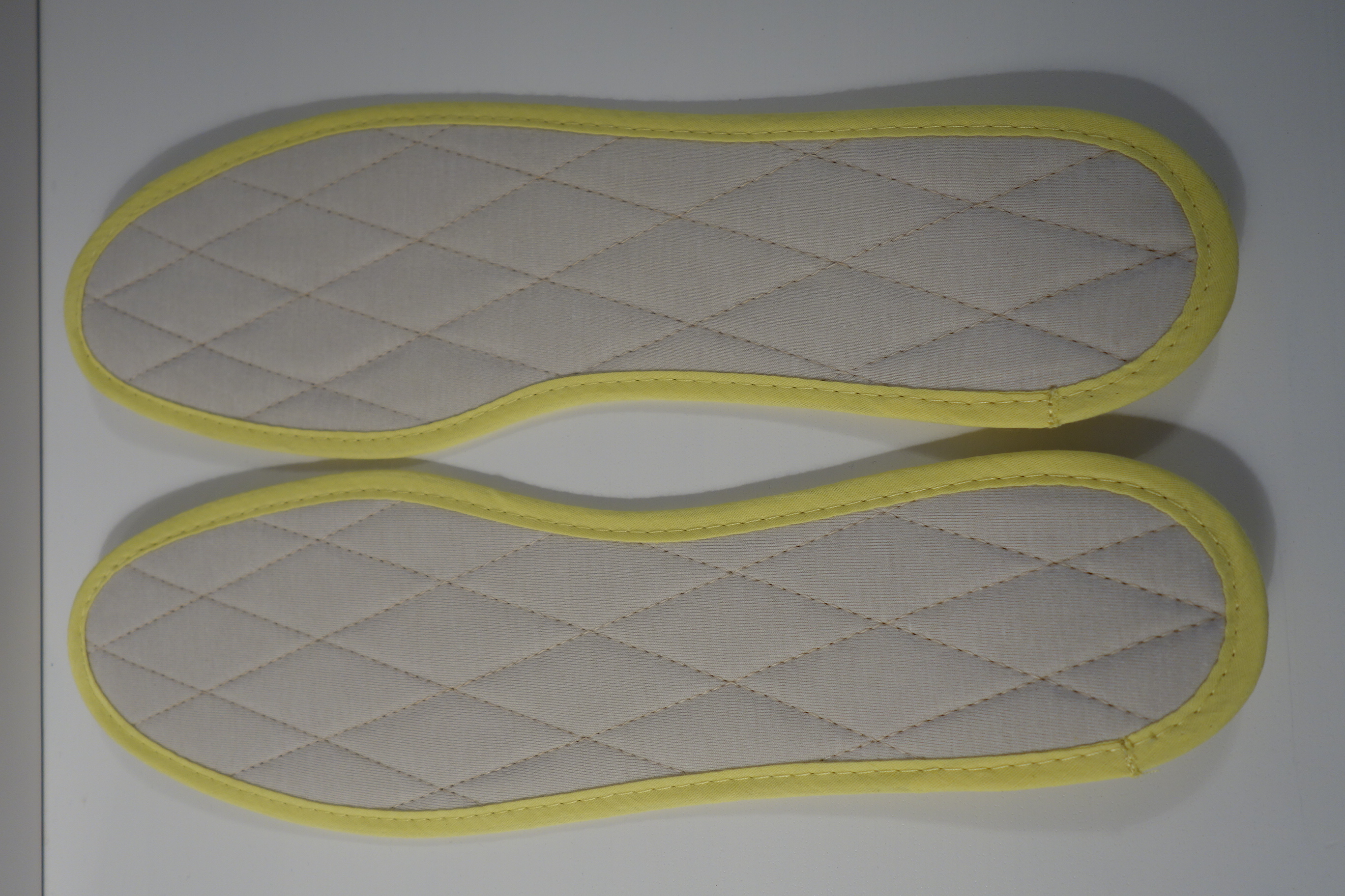 Zimt Einlegesohlen beige gesteppt LesTòngs