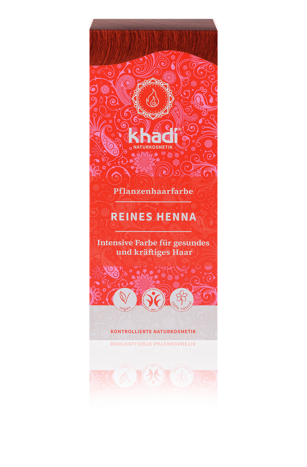khadi Pflanzenhaarfarbe Rot/ Reines Henna
