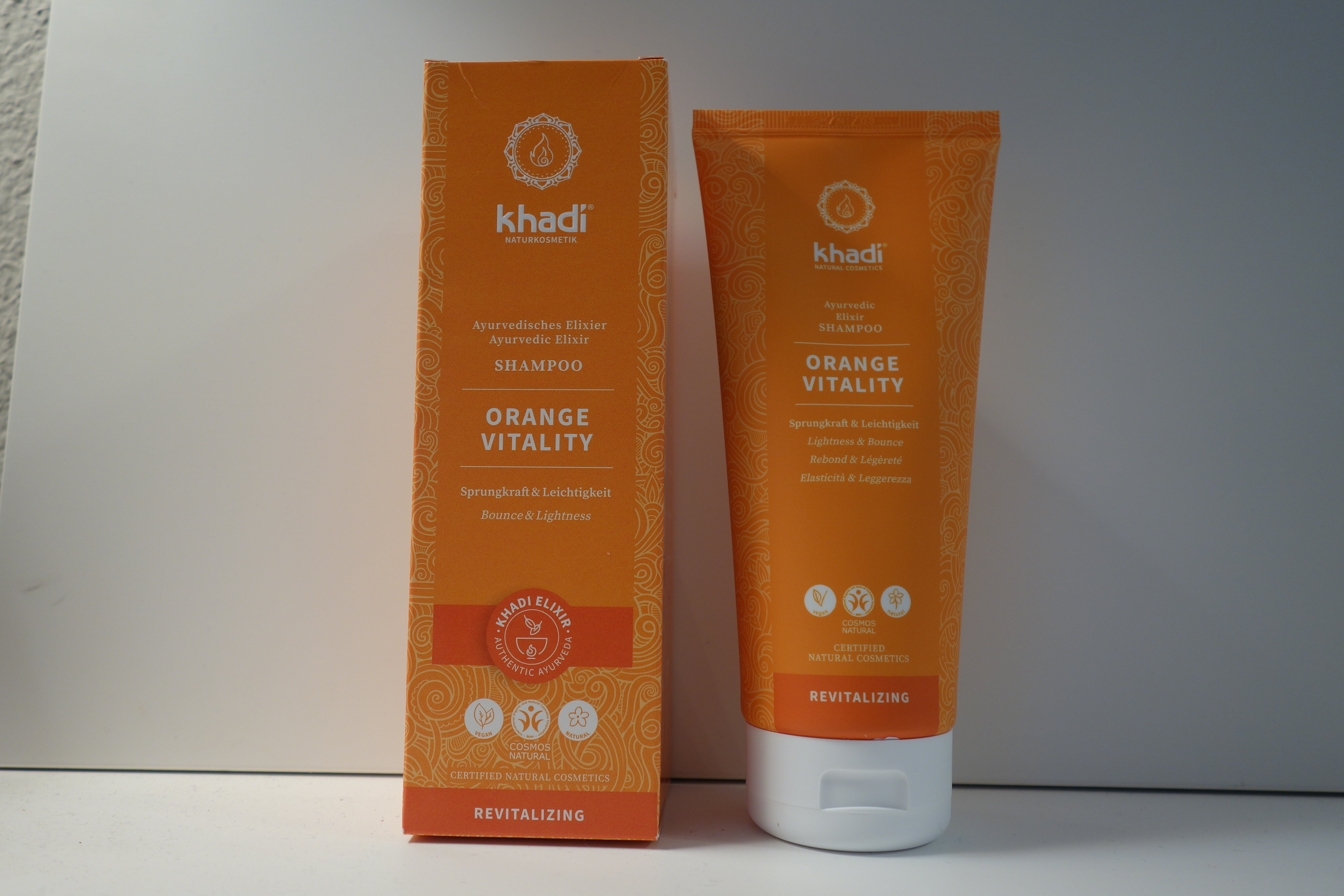 AYURVEDISCHES ELIXIER SHAMPOO ORANGE VITALITY khadi