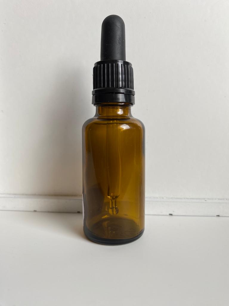 Braunglasflasche mit Pipettenverschluss 30ml