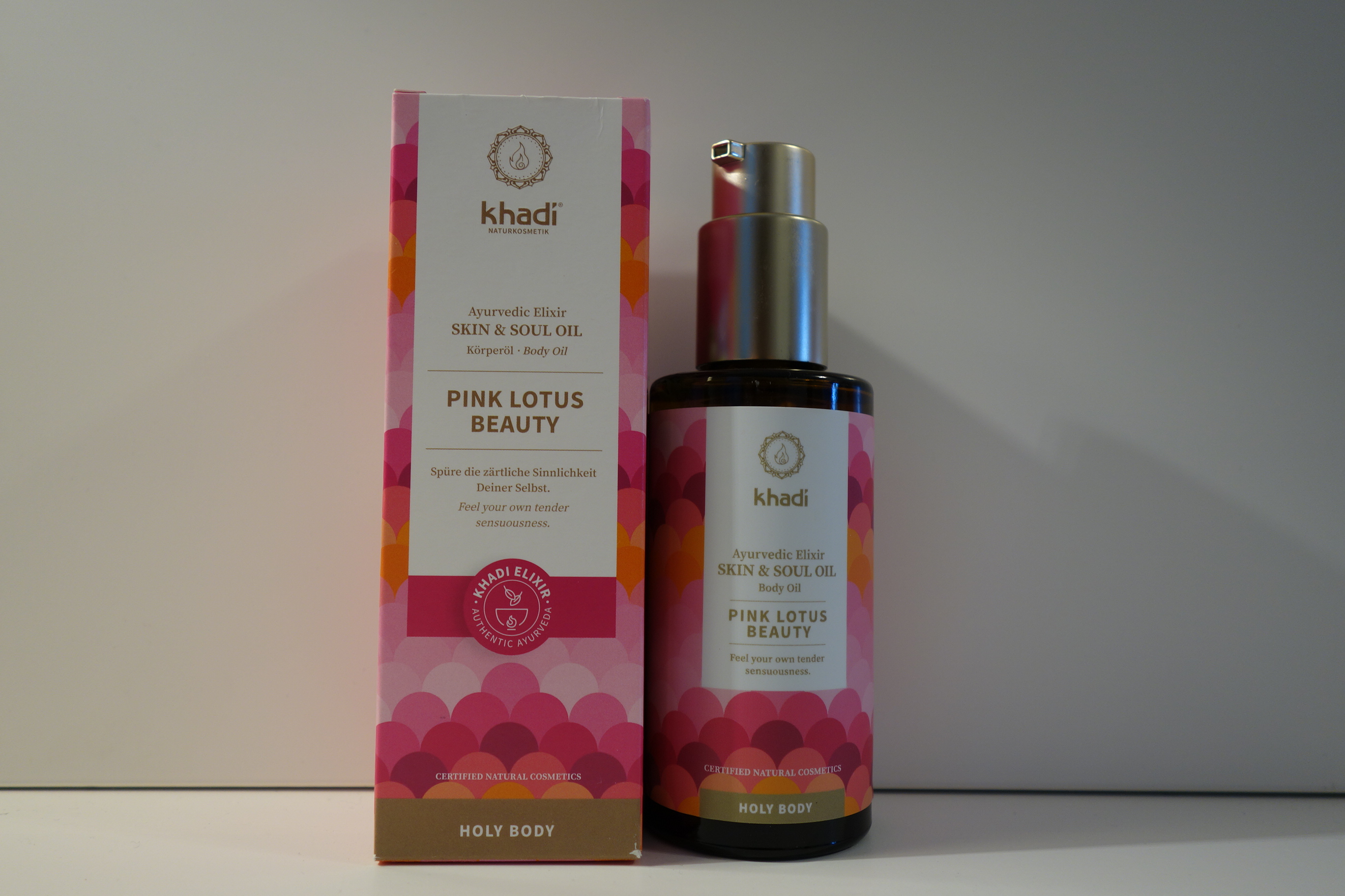 khadi Ayurvedisches Elixier Skin & Soul Oil PINK LOTUS BEAUTY 100ml