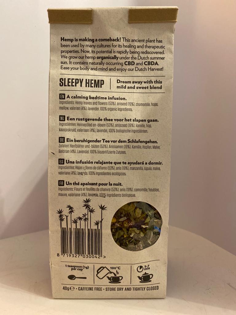 DUTCH HARVEST HEMP /  HANF TEA - 5 Geschmacksrichtungen