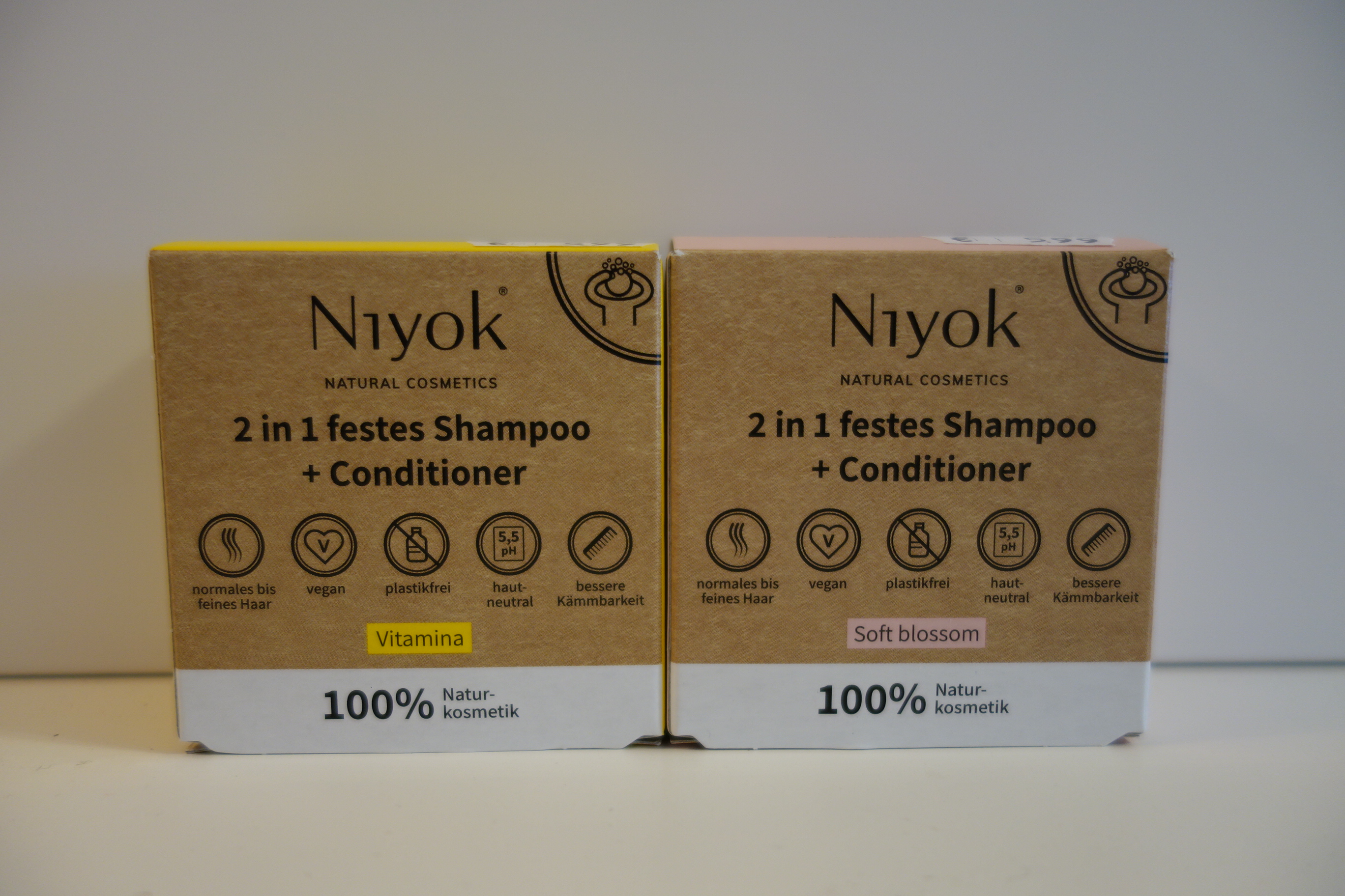 Niyok® 2in1 Festes Shampoo+Conditioner Vitamina I Soft blossom