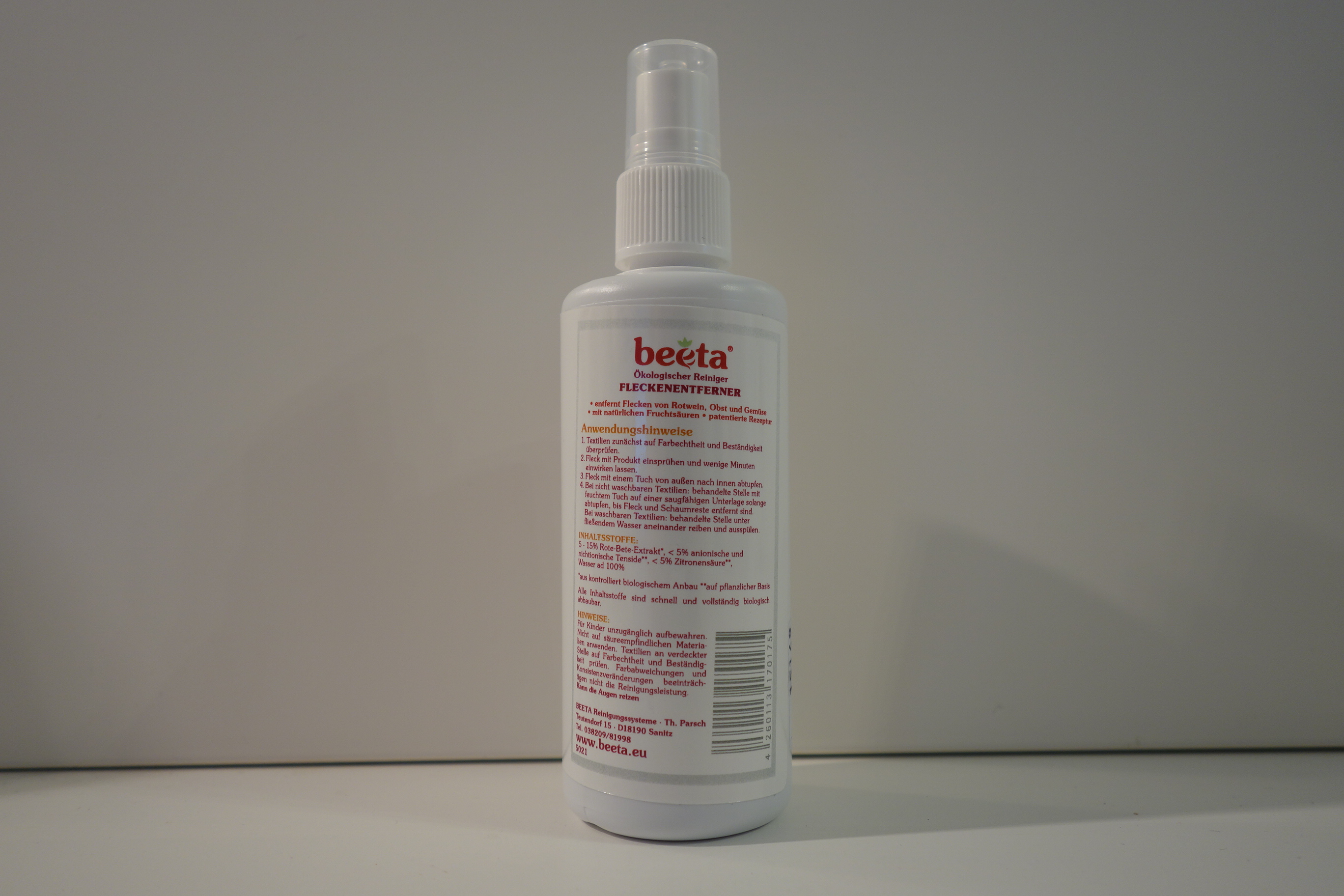 beeta Ökologischer Fleckenentferner 100ml