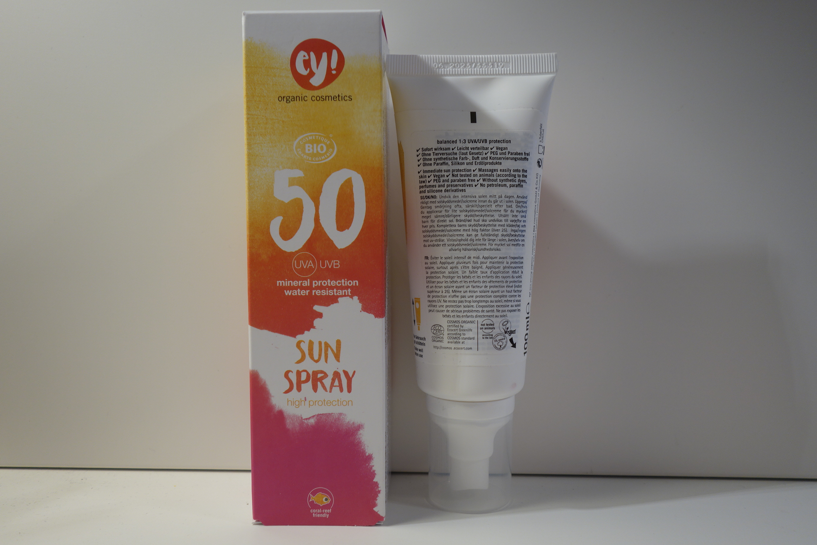 Sonnenspray - ey! organic cosmetics Sunspray 100ml SPF 20 I 30 I 50 I 50+