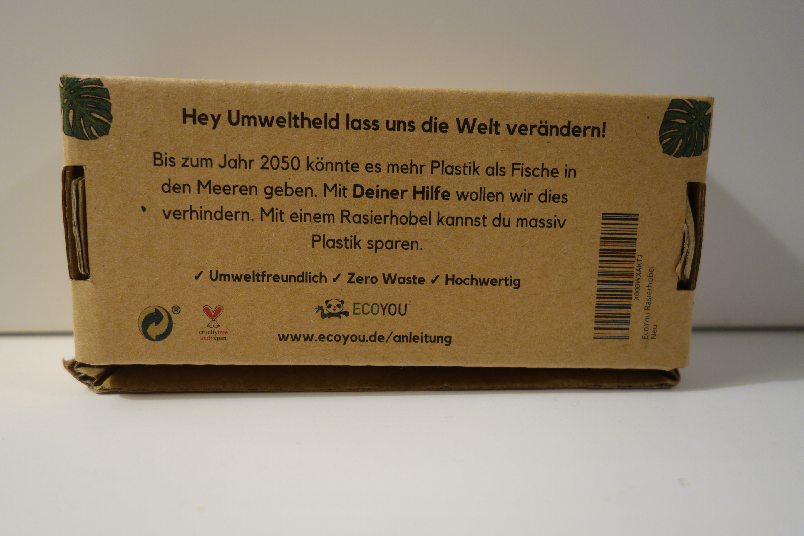 EcoYou Rasierhobel inkl. 10 Klingen