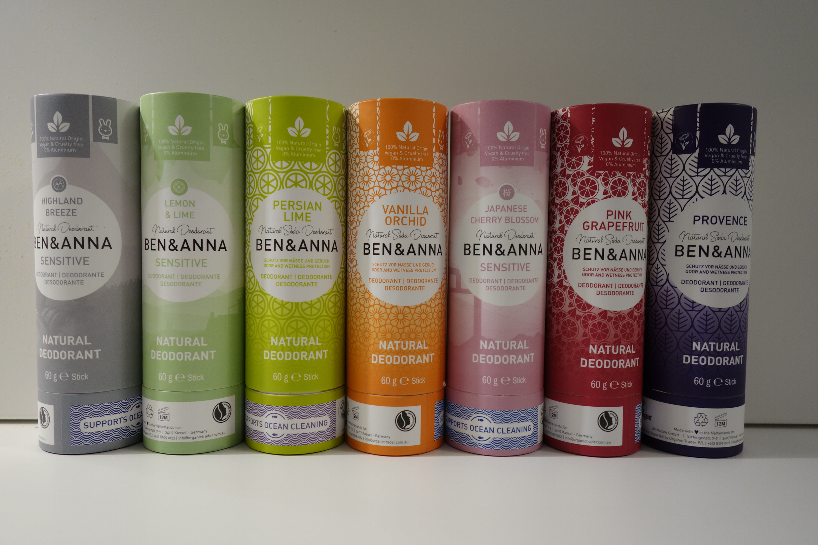 Ben & Anna Soda Deodorant Stick in Papertube