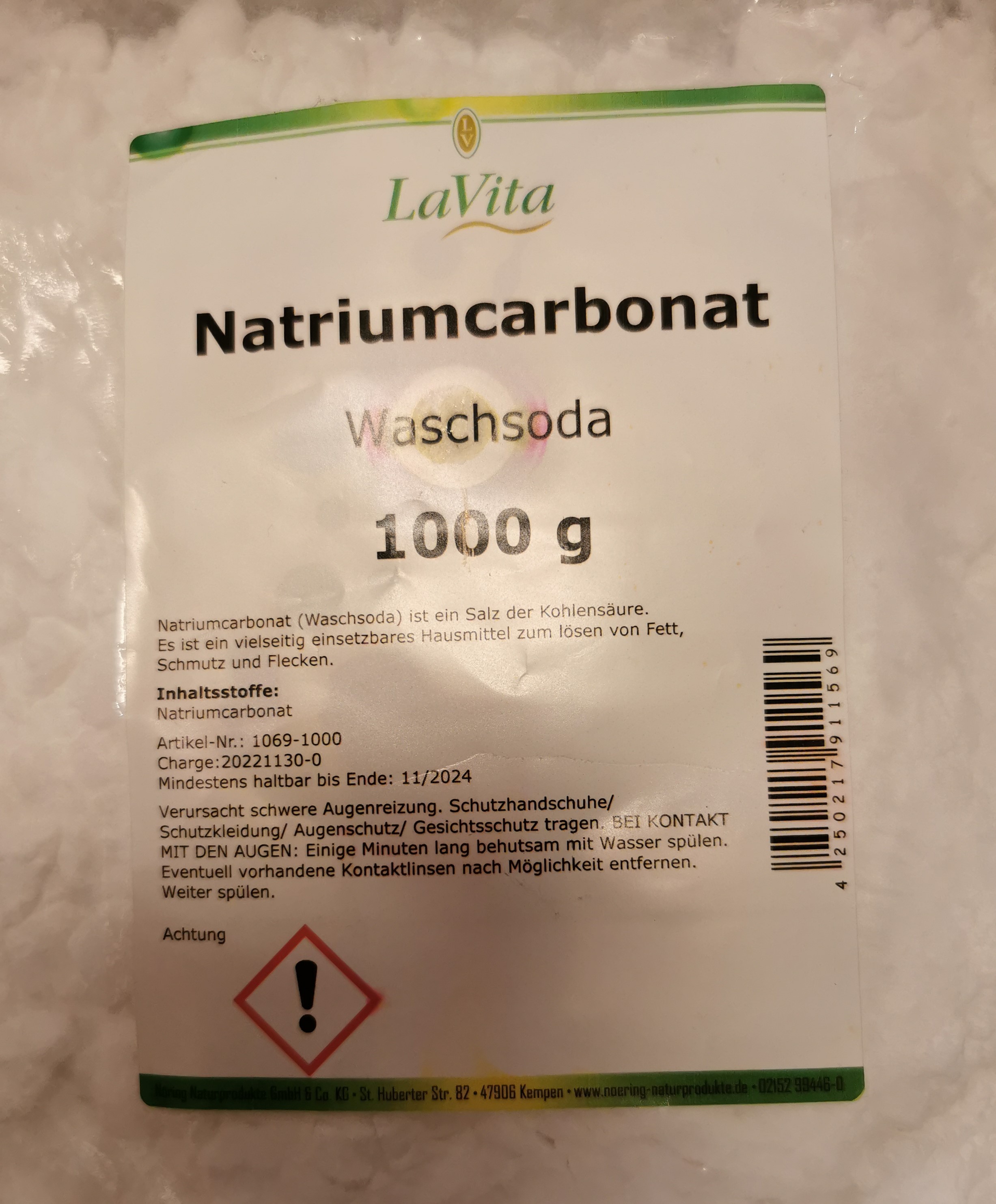 LaVita Natriumcarbonat Waschsoda 250g I 1000g