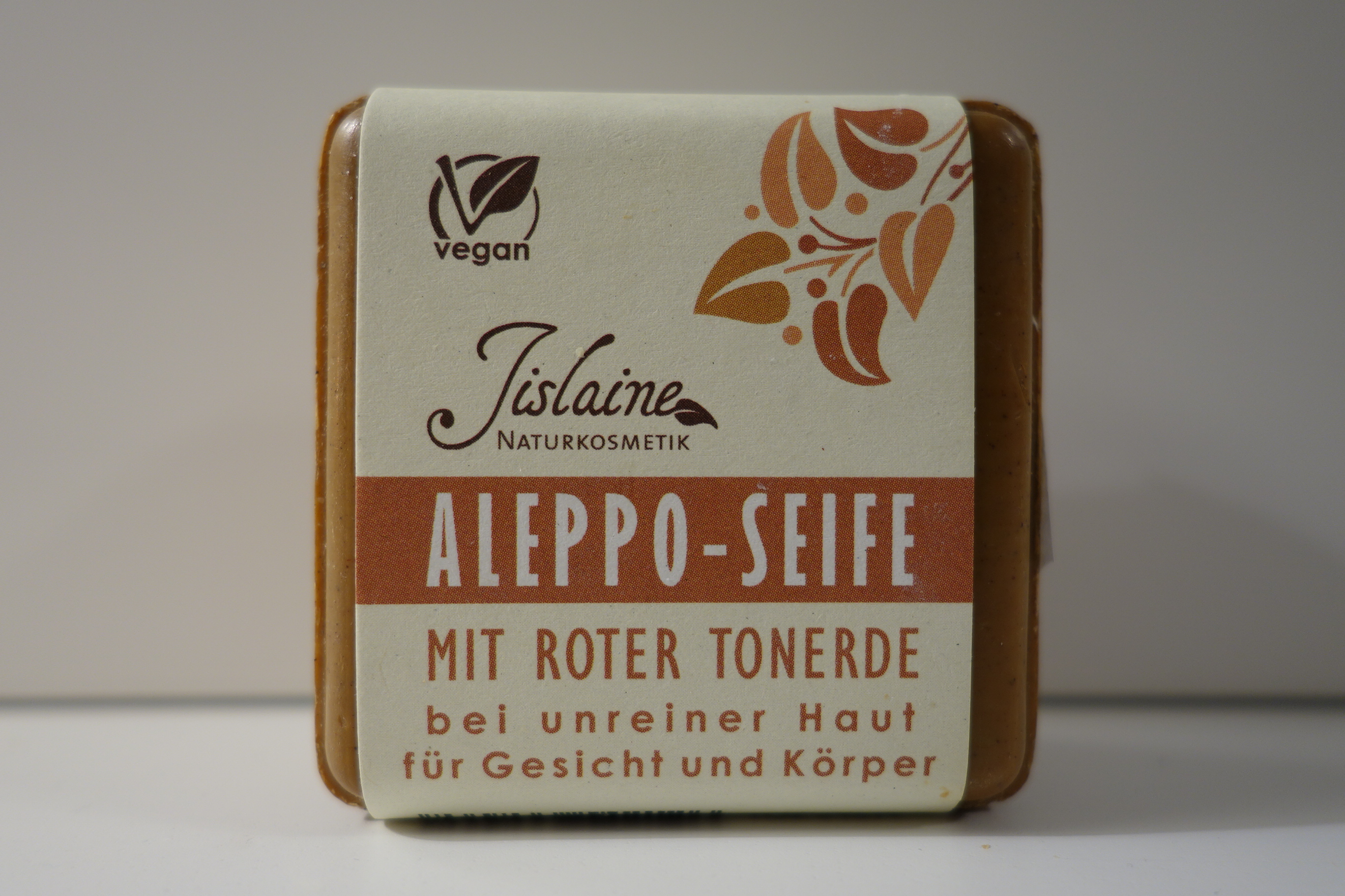 Jislaine  Aleppo Seife mit roter Tonerde 100g