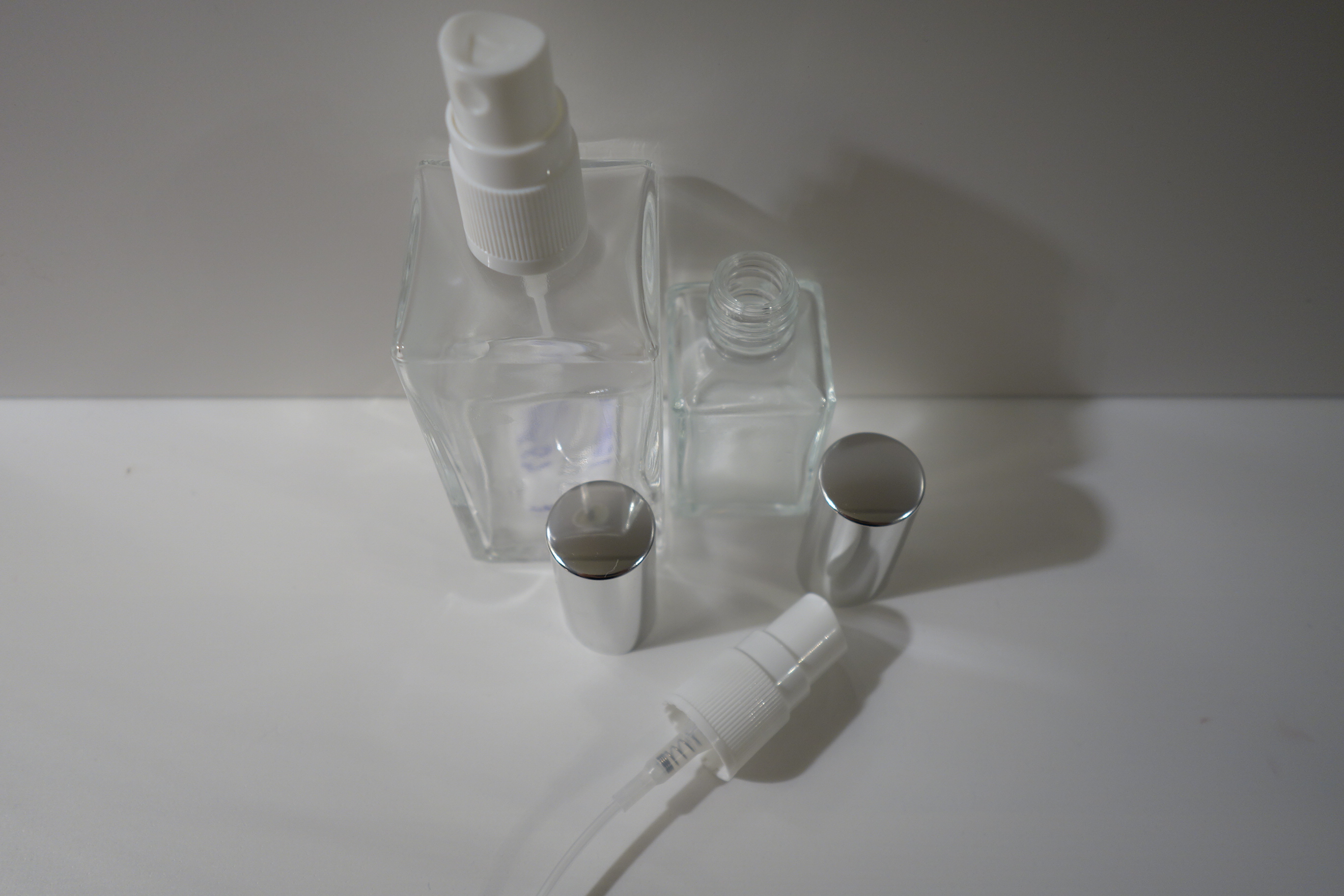 LaVita Zerstäuber quadratisch Glas klar 30ml I 100ml