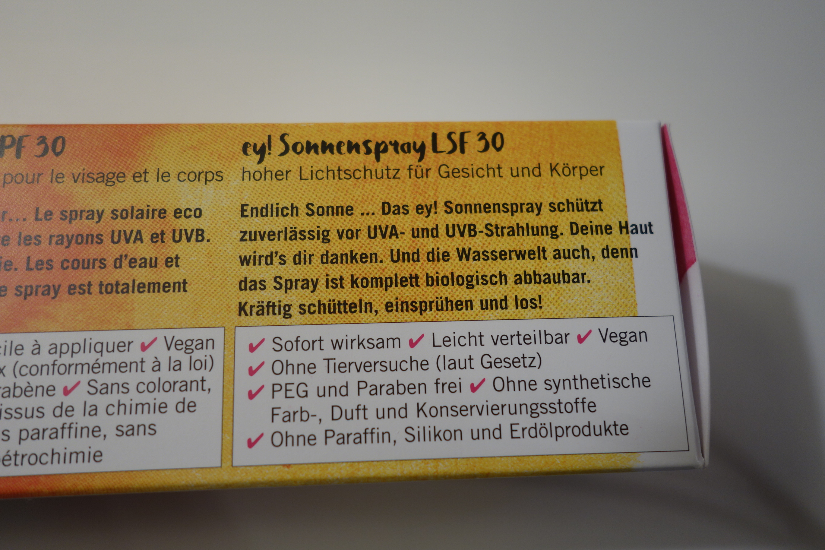 Sonnenspray - ey! organic cosmetics Sunspray 100ml SPF 20 I 30 I 50 I 50+