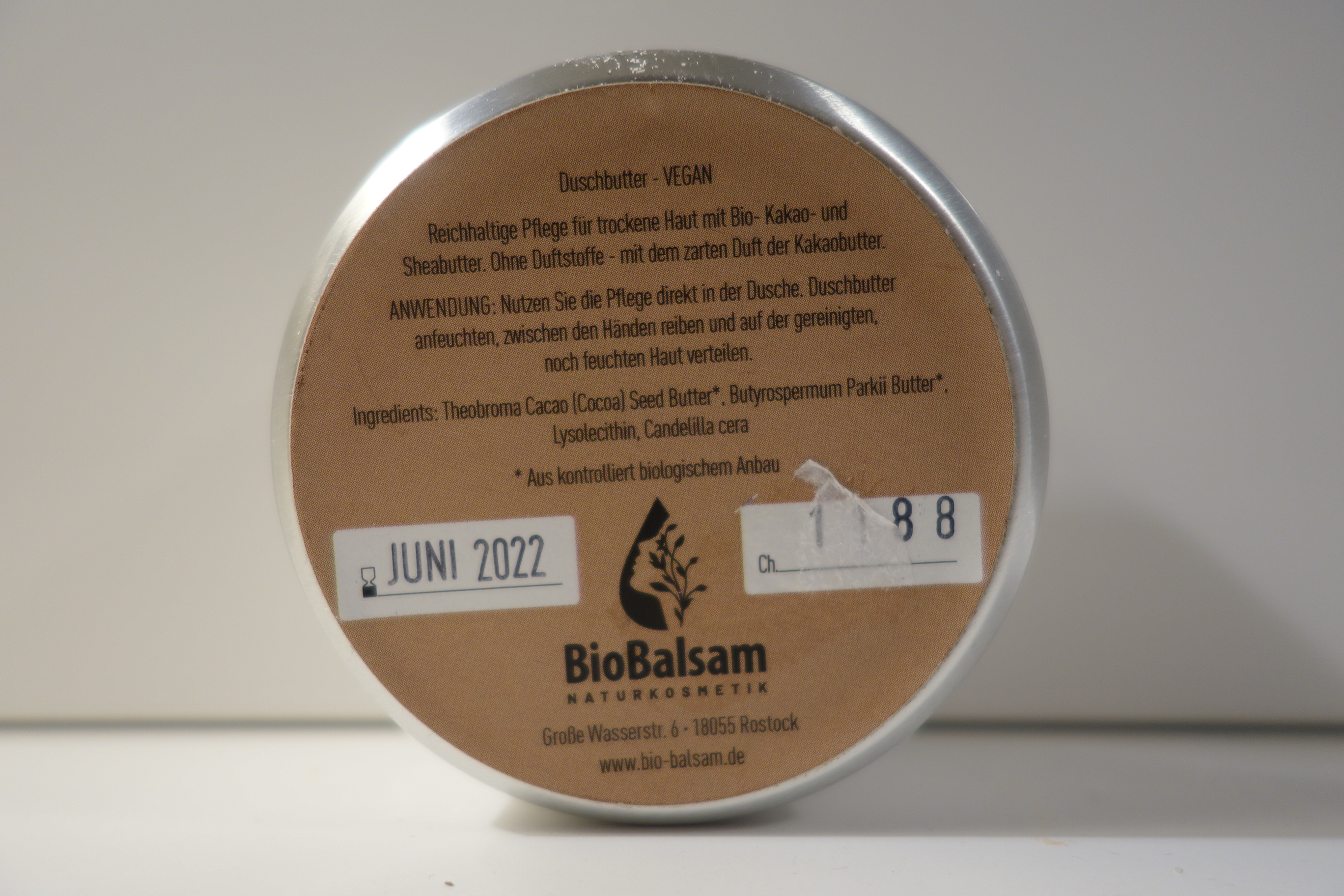 BioBalsam Duschbutter Natur 70g