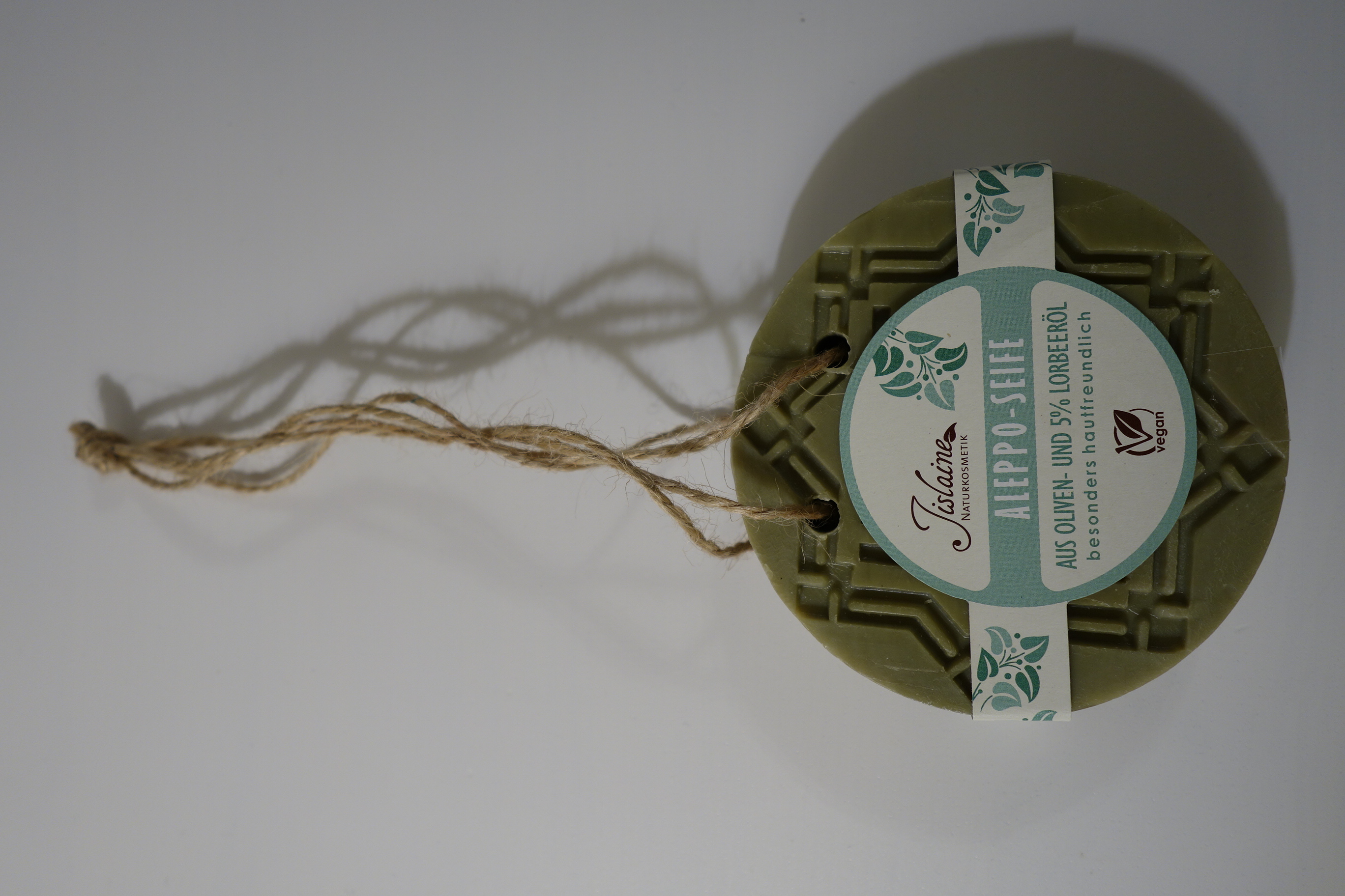 Jislaine Aleppo Seife aus Oliven- u. 5% Lorbeeröl zum Aufhängen