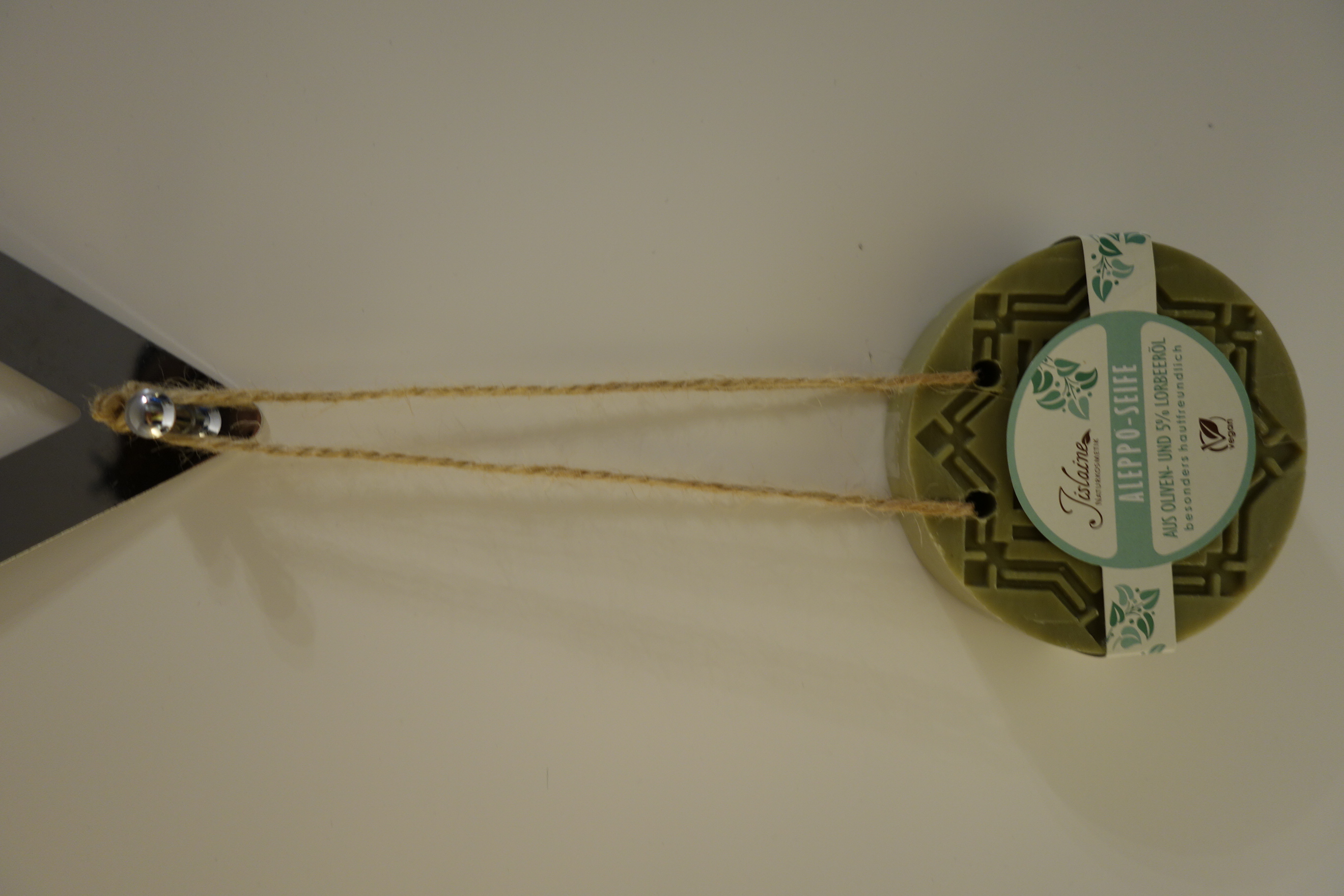 Jislaine Aleppo Seife aus Oliven- u. 5% Lorbeeröl zum Aufhängen