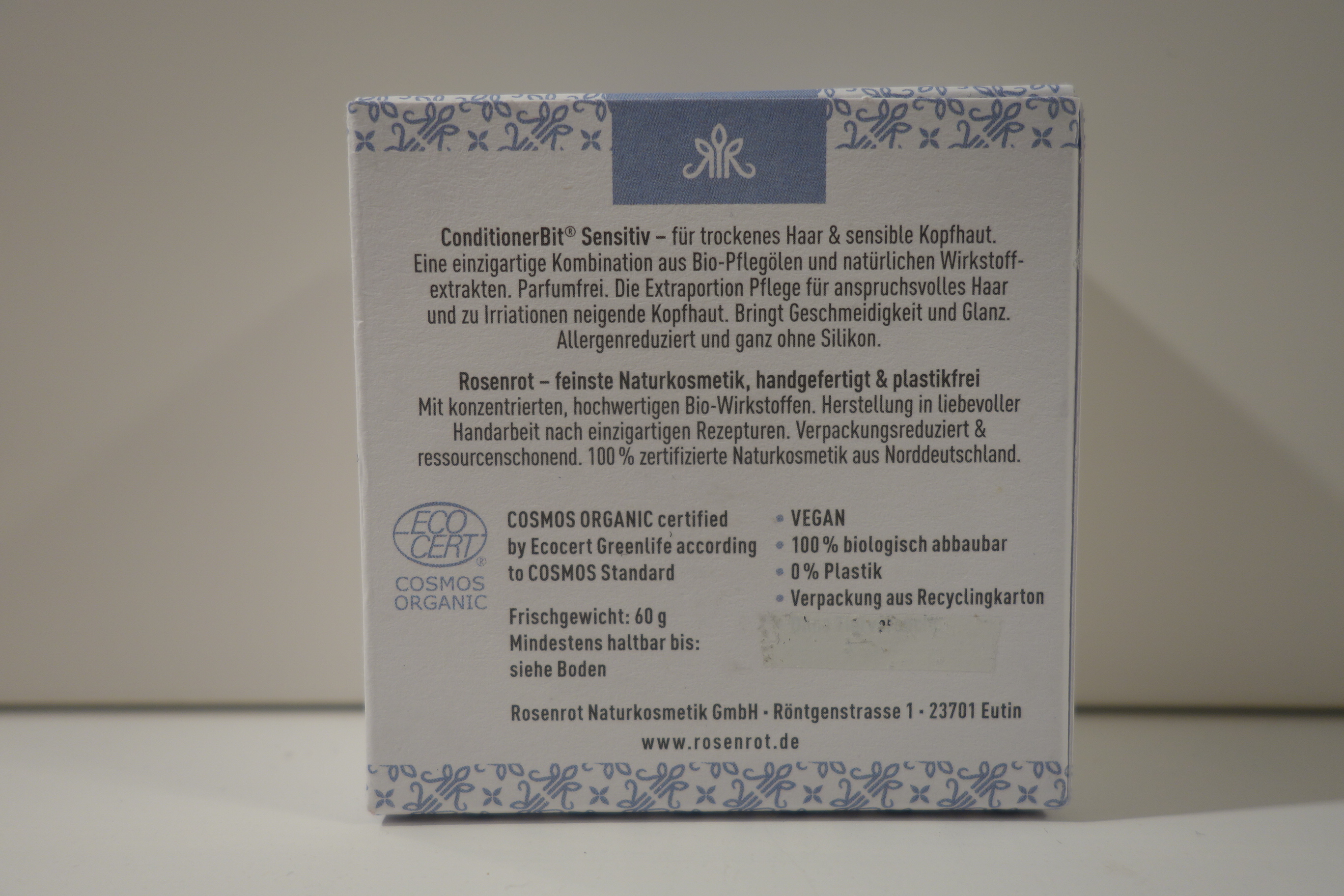 Rosenrot ContitionerBit Sensitiv 60g