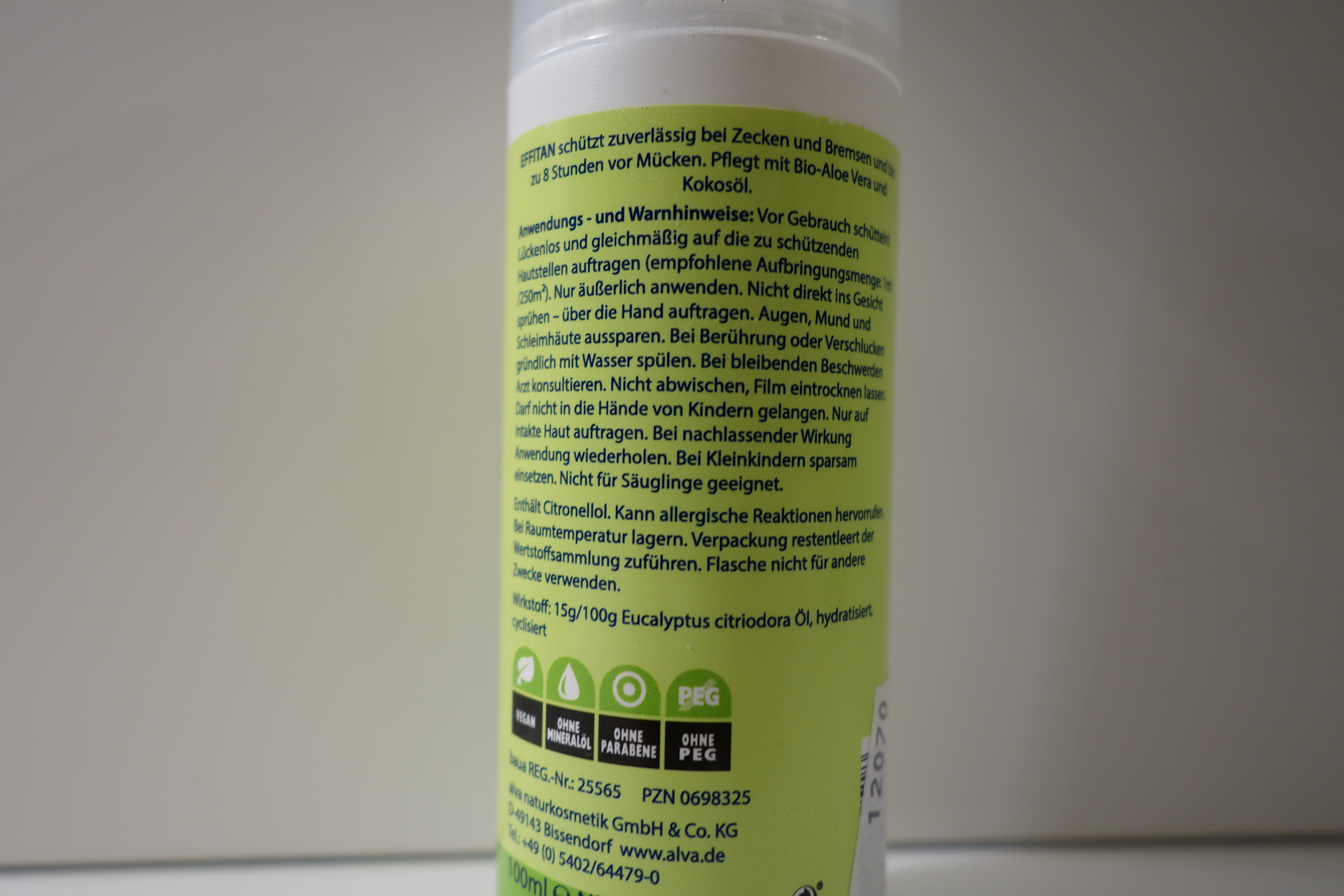 alva EFFITAN Insektenschutzspray 100ml