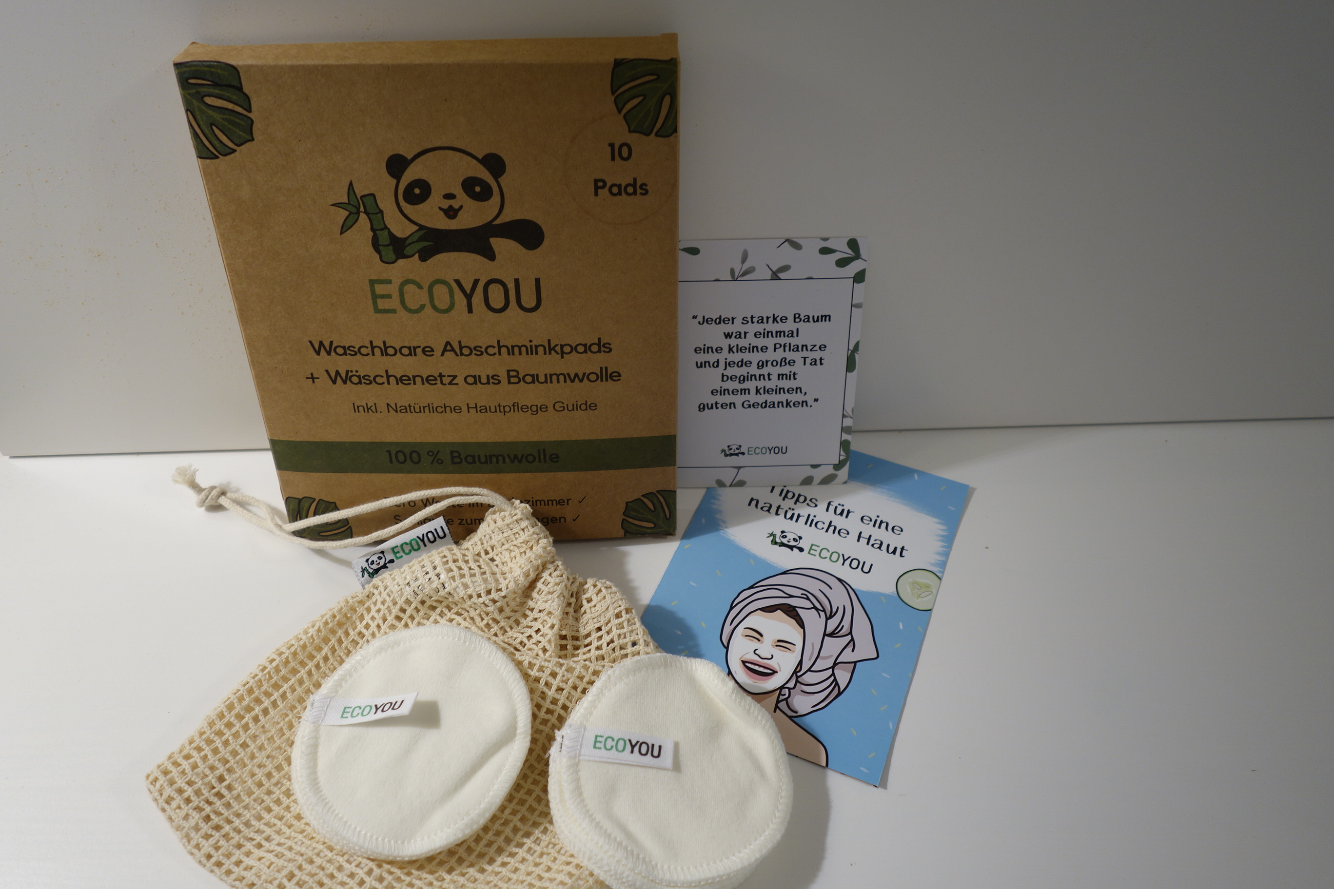 Waschbare Abschminkpads ECOYOU