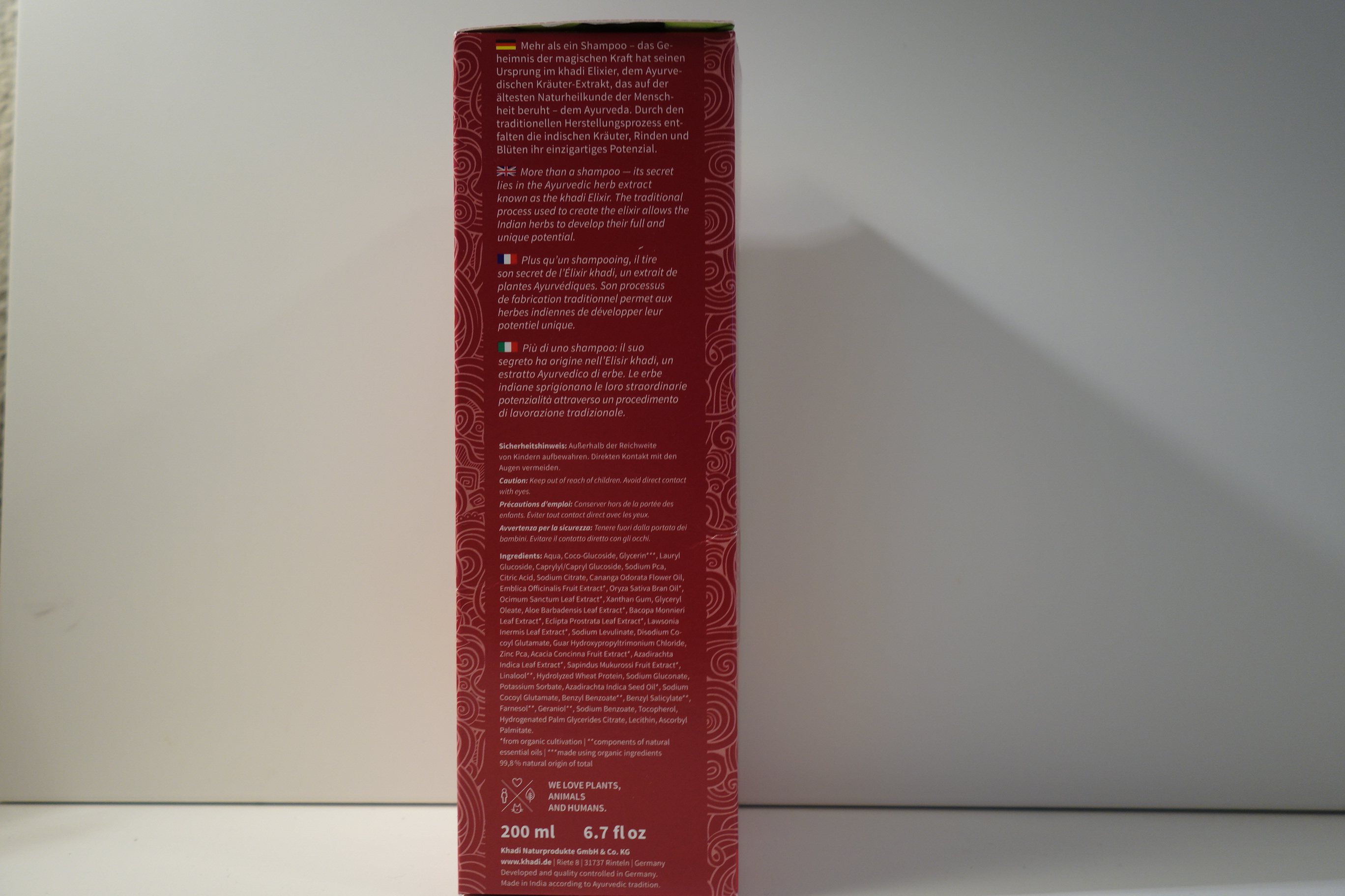 AYURVEDISCHES ELIXIER SHAMPOO AMLA VOLUME khadi