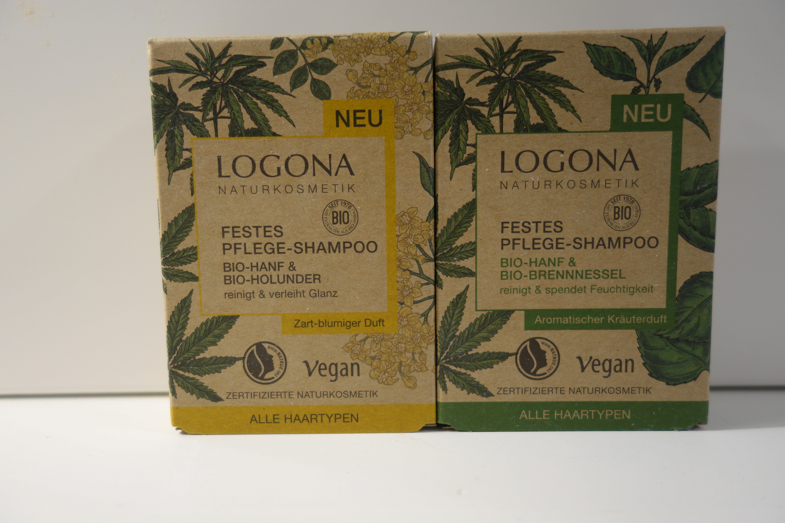 LOGONA FESTES PFLEGE-SHAMPOO Bio-Hanf & Bio-Brennnessel