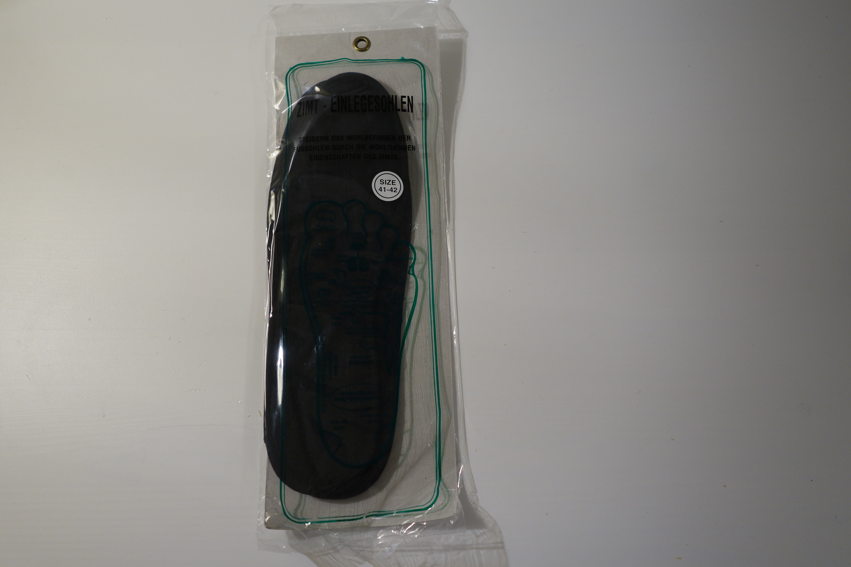 LaVita Zimt-Einlegesohlen schwarz gesteppt 35/35 - 45/46